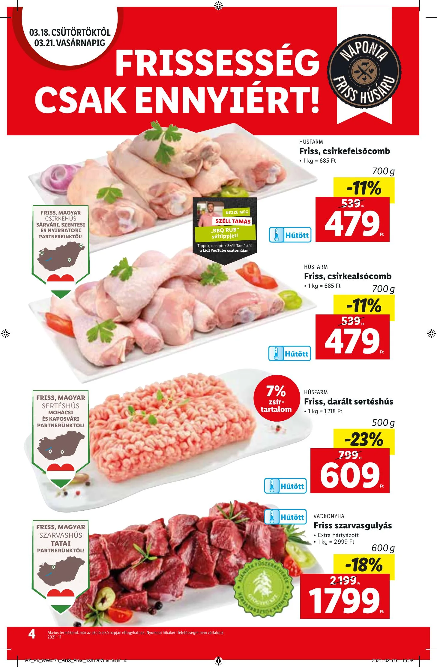 Lidl akciós újság 03.18–03.24 – 4. oldal