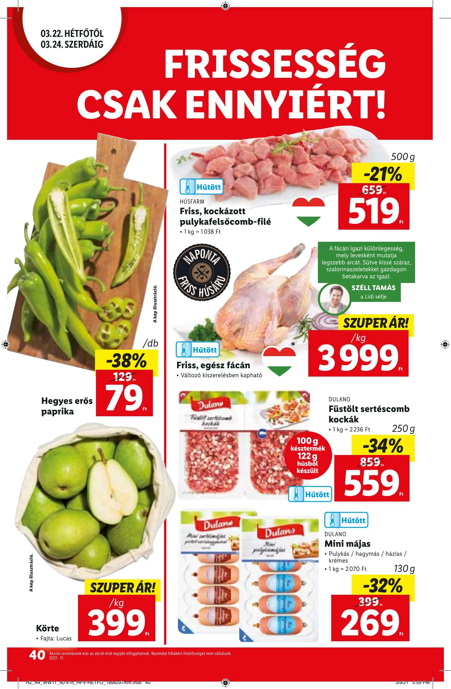 Lidl akciós újság 03.18–03.24 – 40. oldal