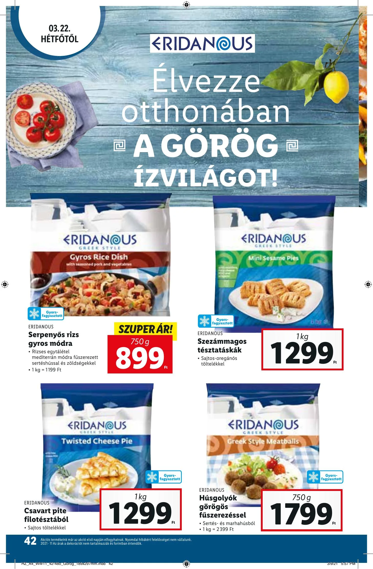 Lidl akciós újság 03.18–03.24 – 42. oldal