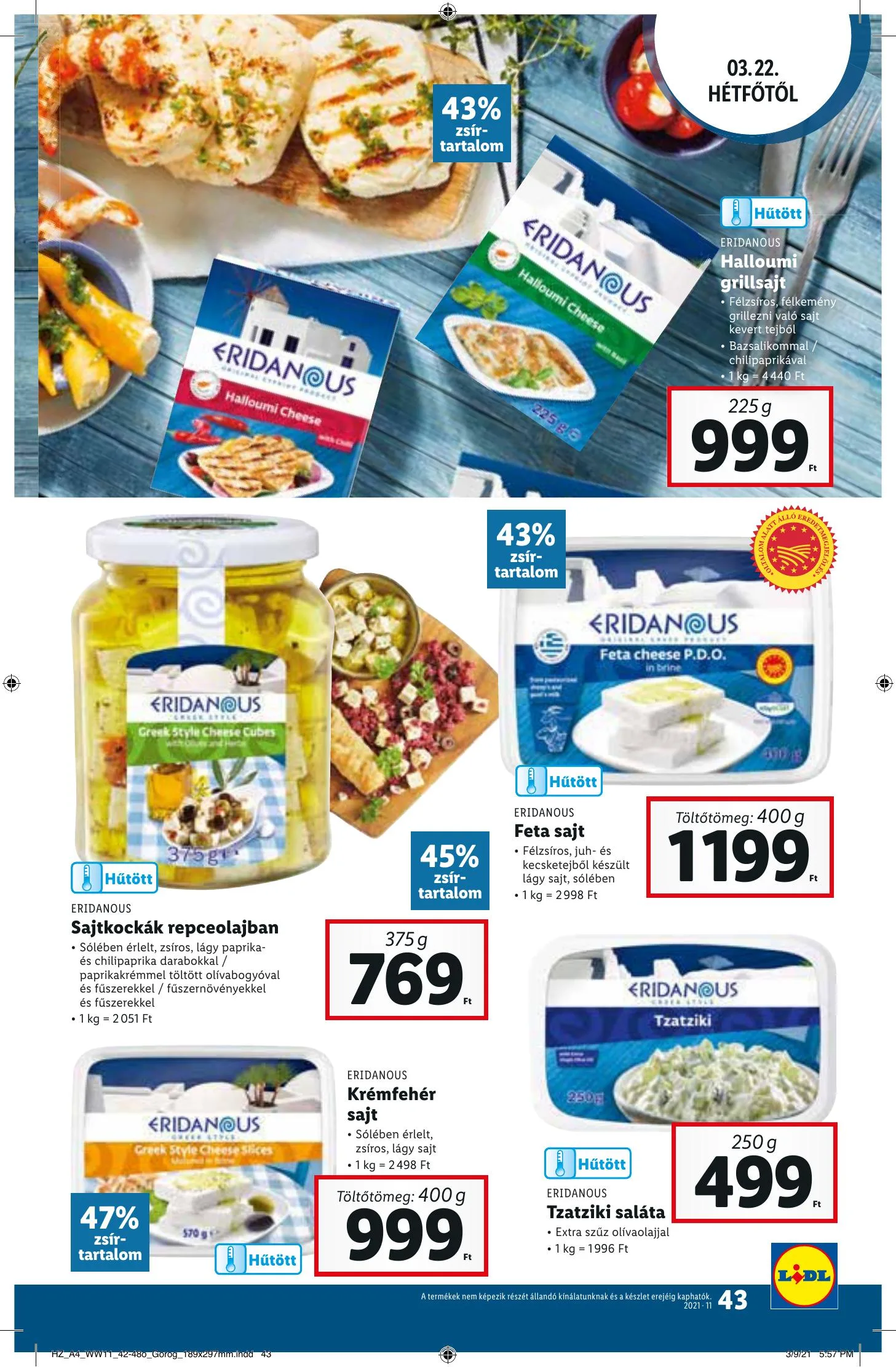 Lidl akciós újság 03.18–03.24 – 43. oldal