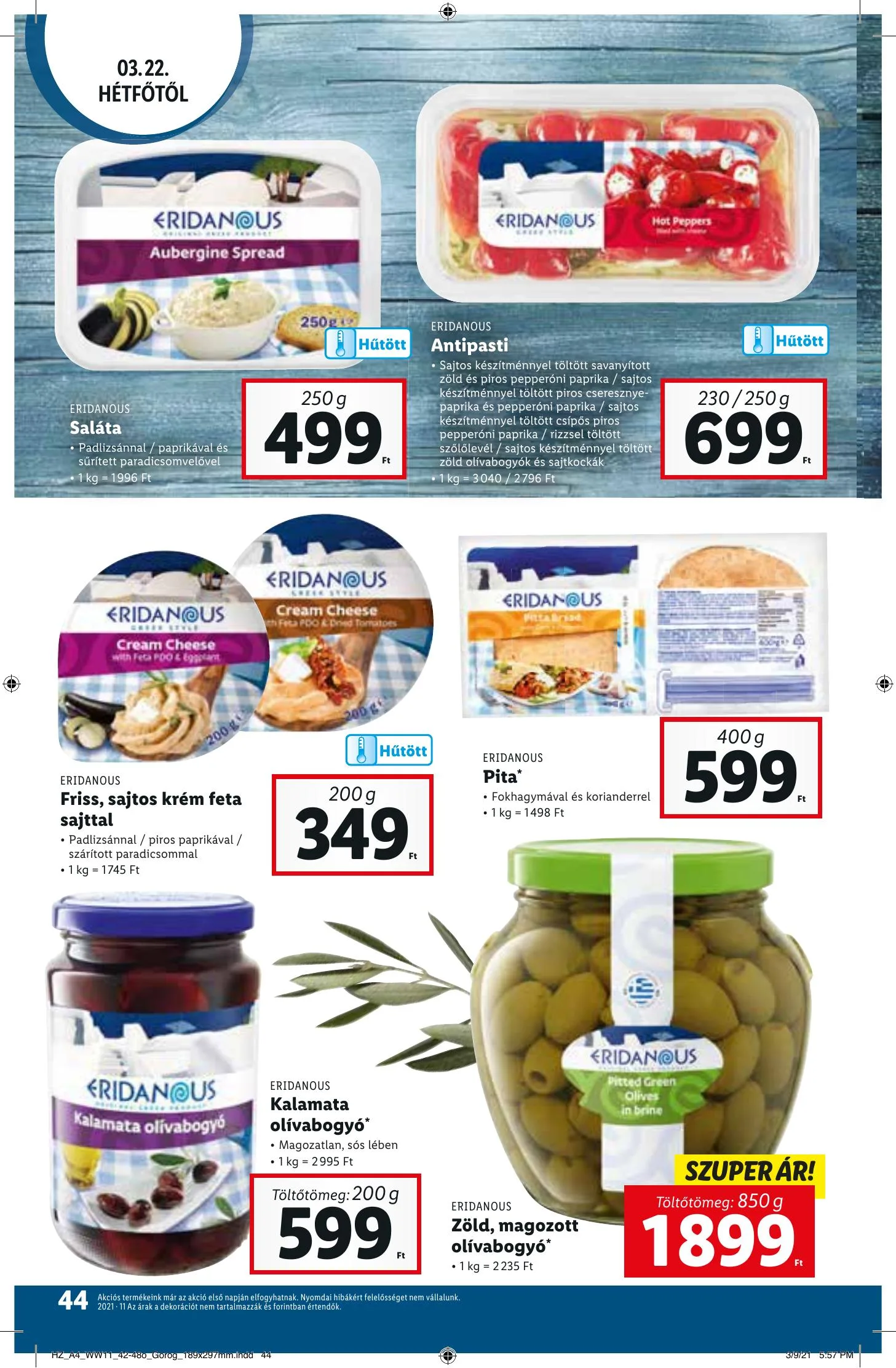 Lidl akciós újság 03.18–03.24 – 44. oldal