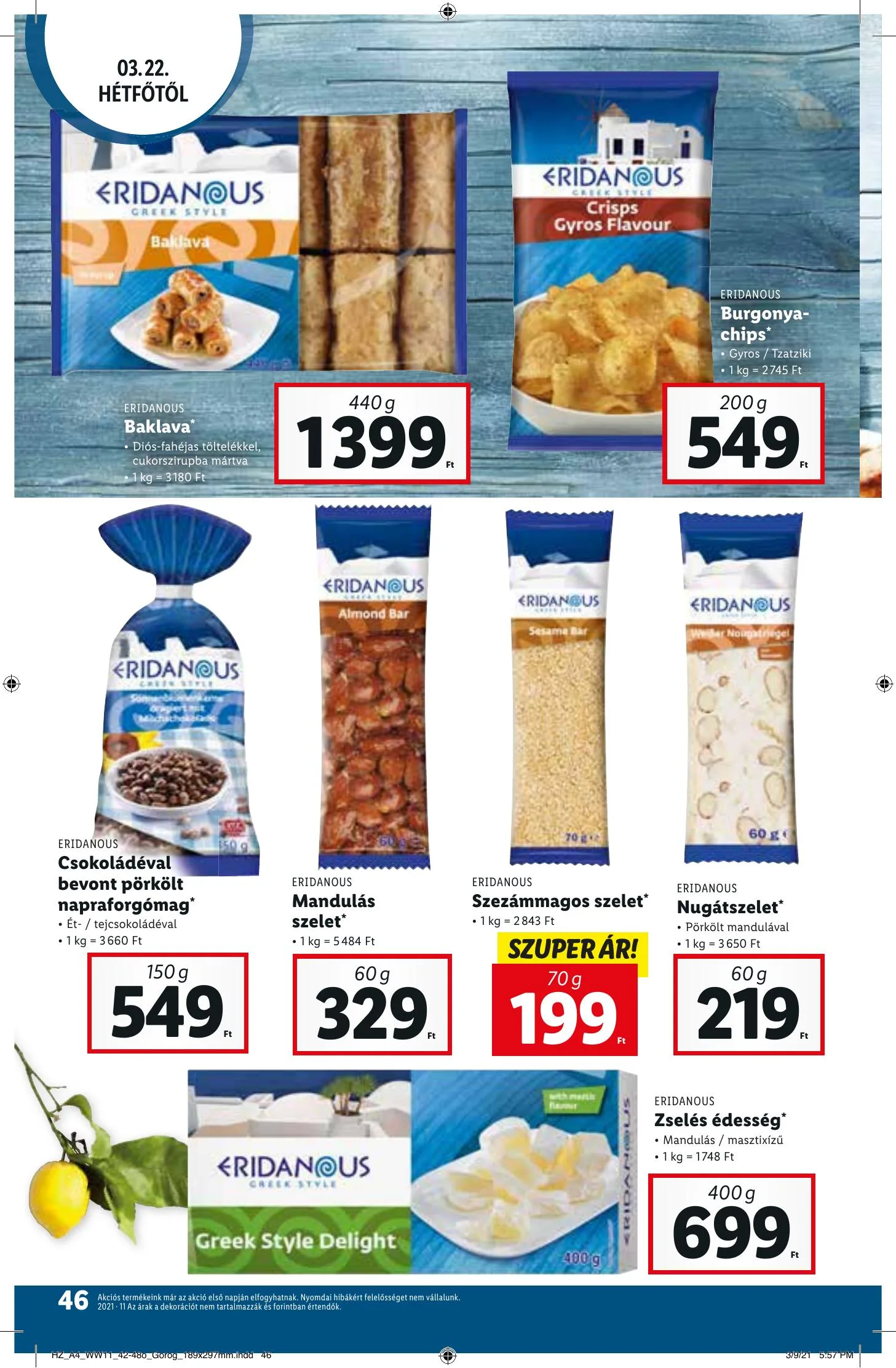 Lidl akciós újság 03.18–03.24 – 46. oldal