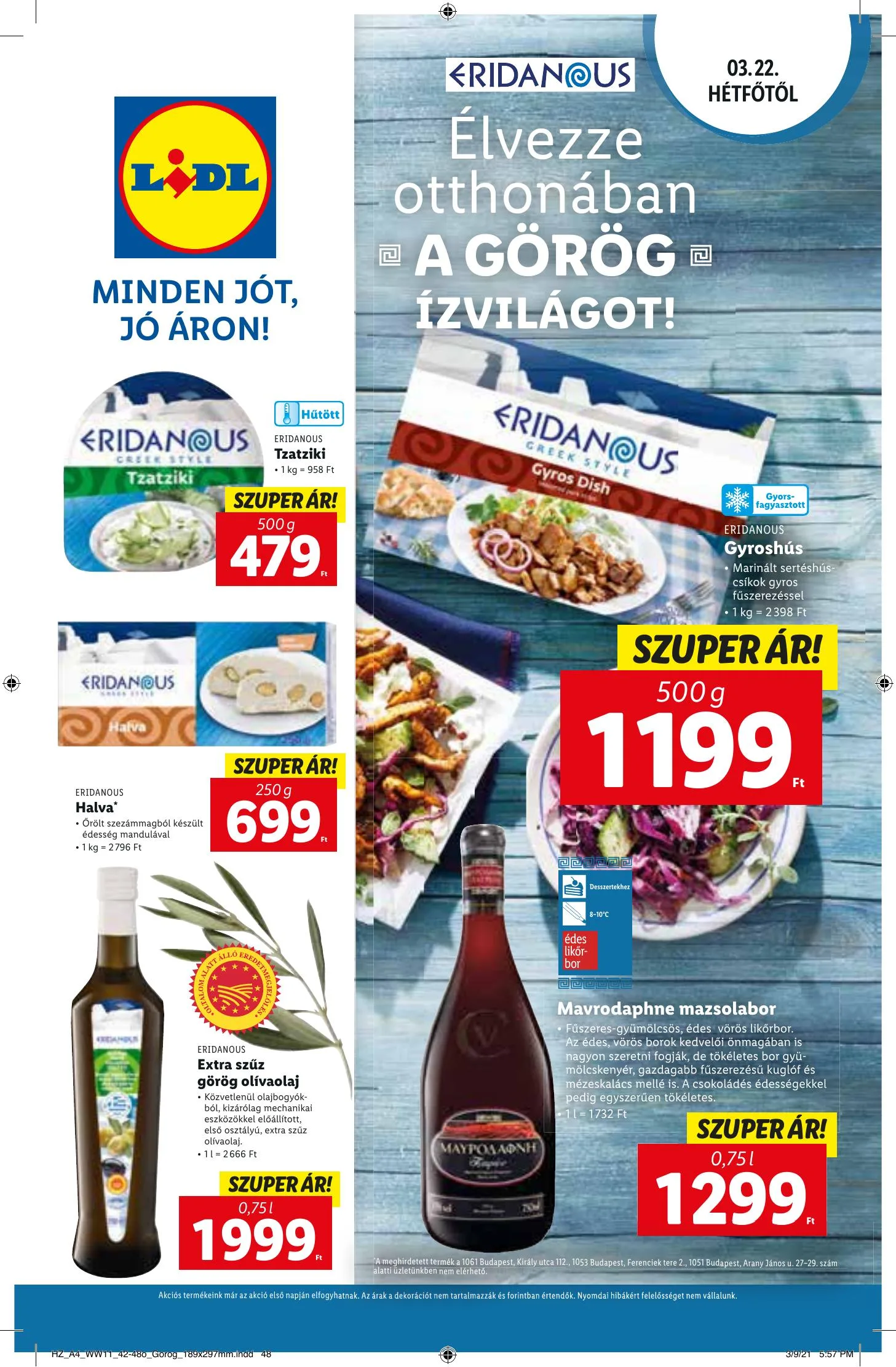 Lidl akciós újság 03.18–03.24 – 48. oldal