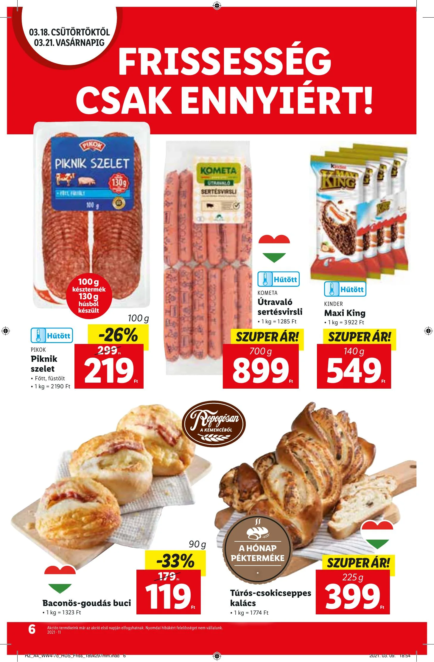 Lidl akciós újság 03.18–03.24 – 6. oldal