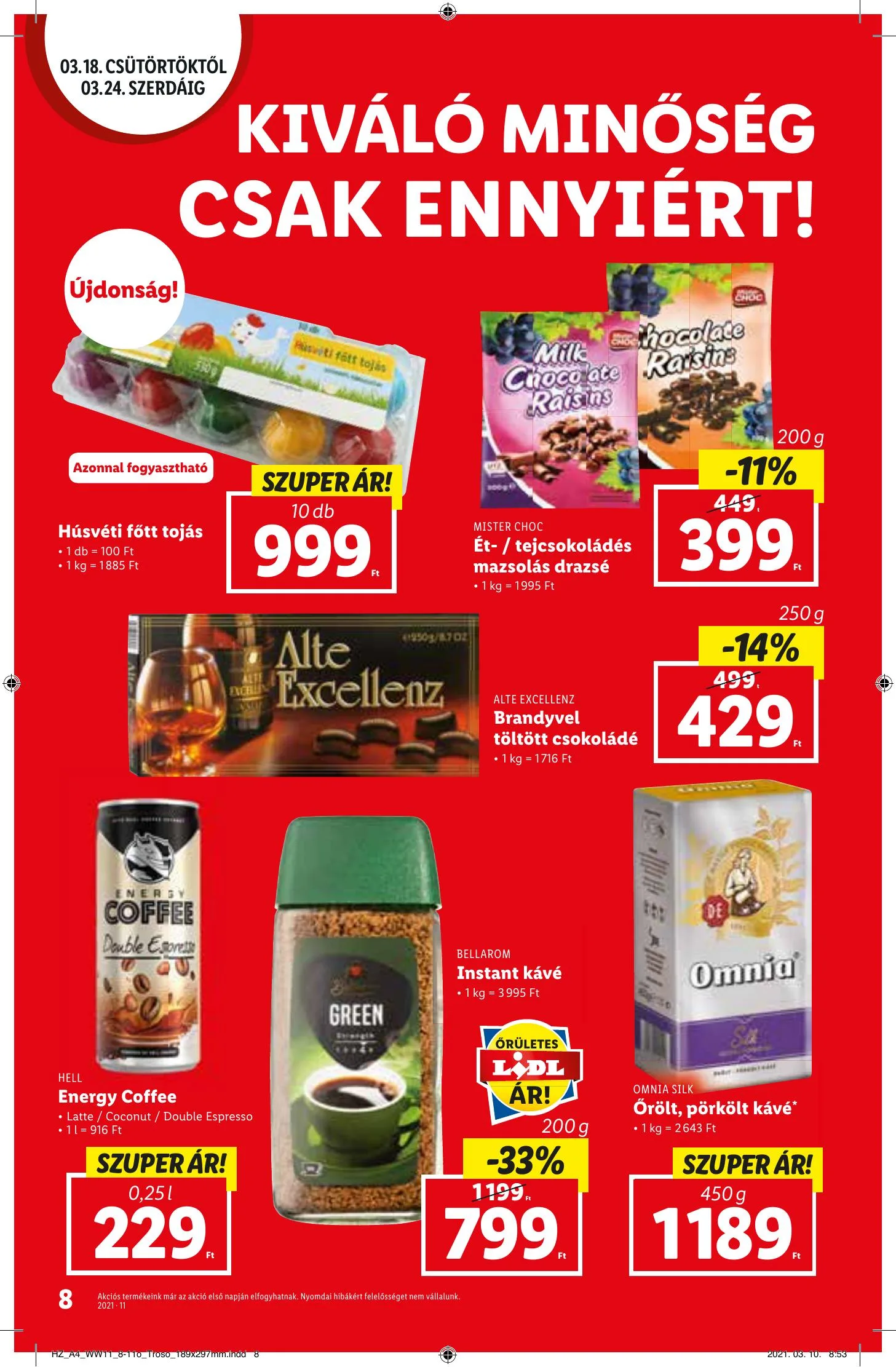 Lidl akciós újság 03.18–03.24 – 8. oldal