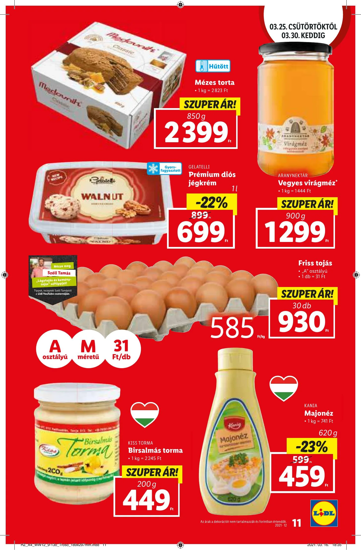 Lidl akciós újság 03.25–03.30 – 11. oldal