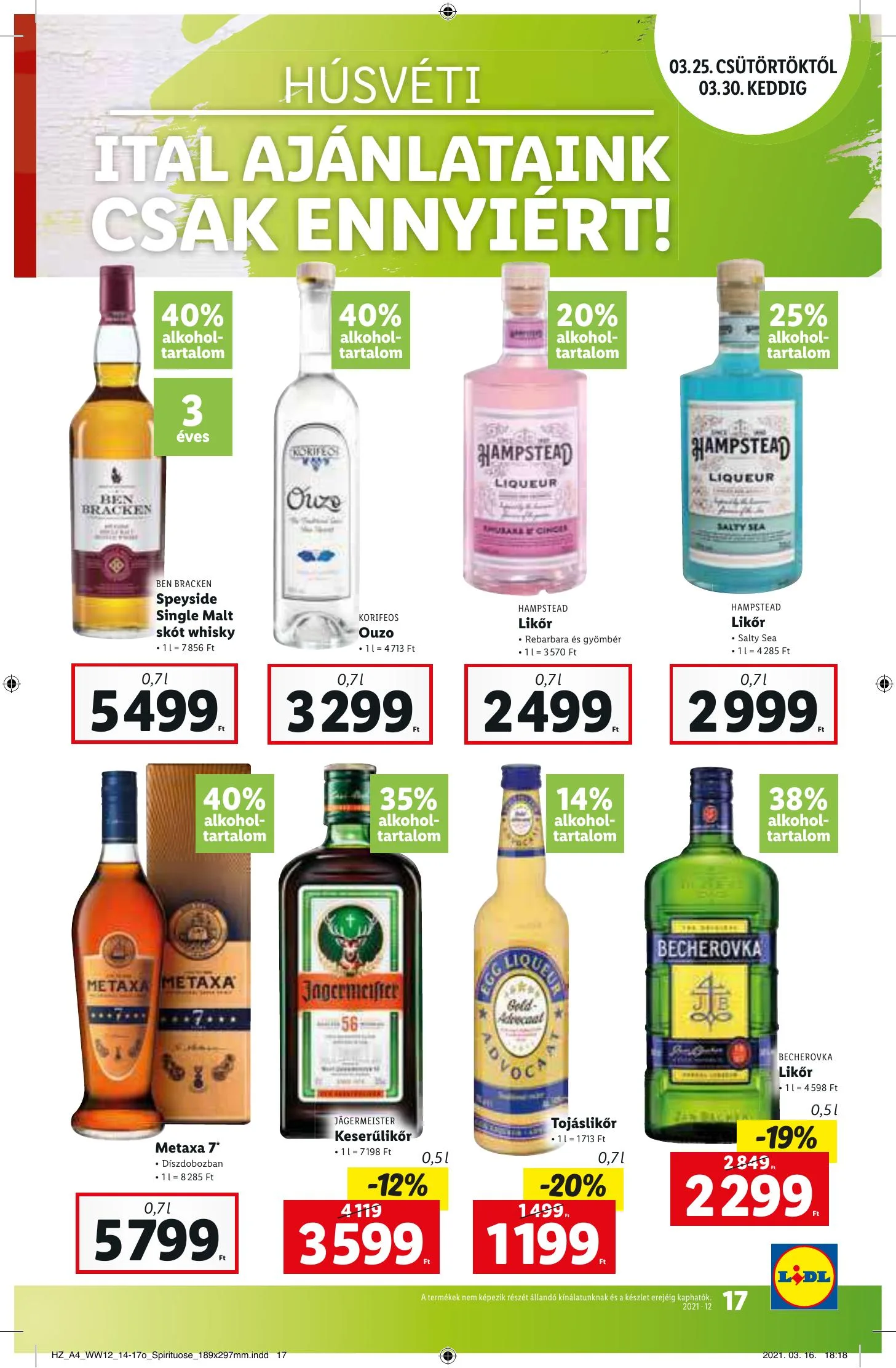 Lidl akciós újság 03.25–03.30 – 17. oldal