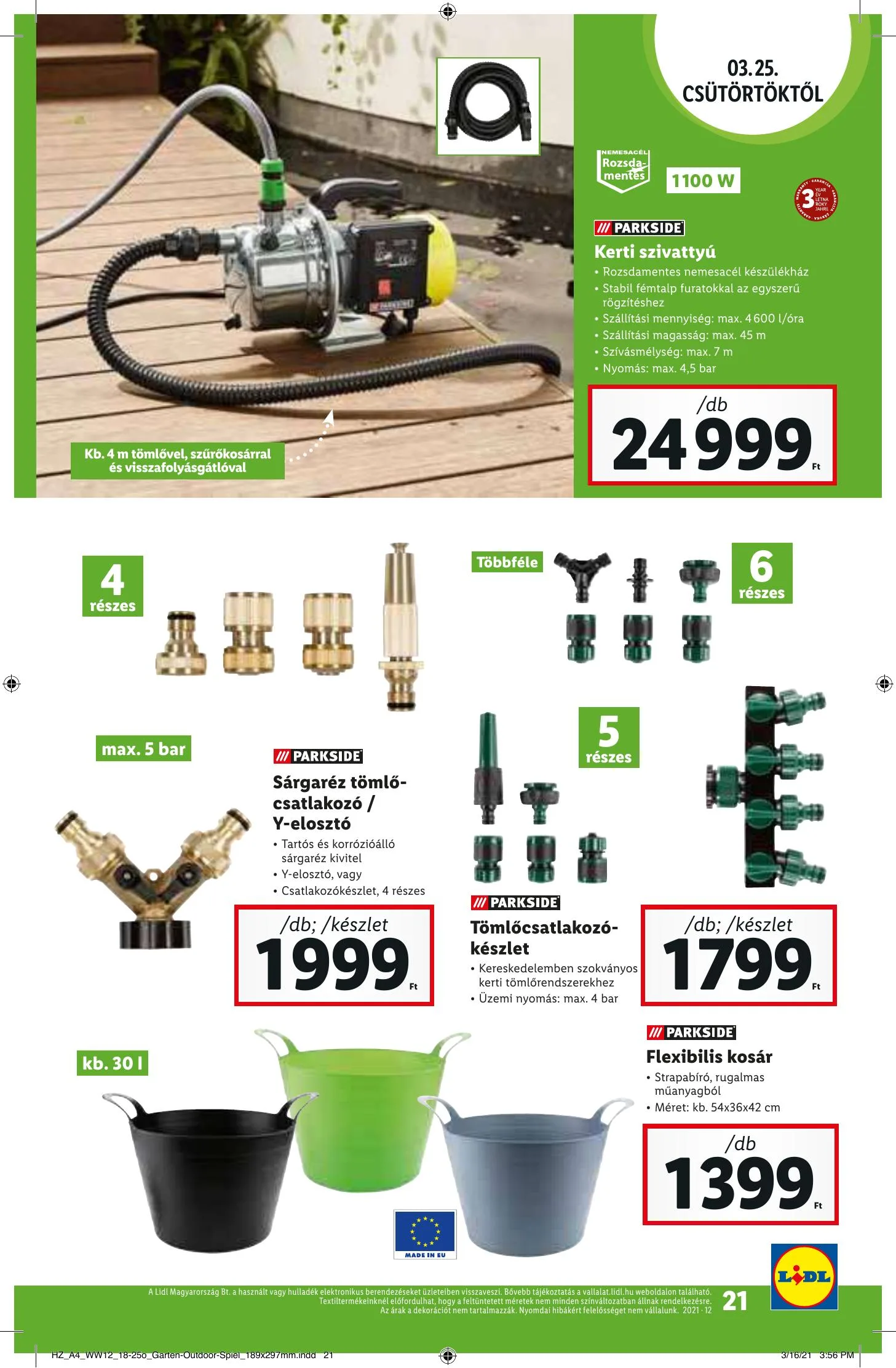 Lidl akciós újság 03.25–03.30 – 21. oldal