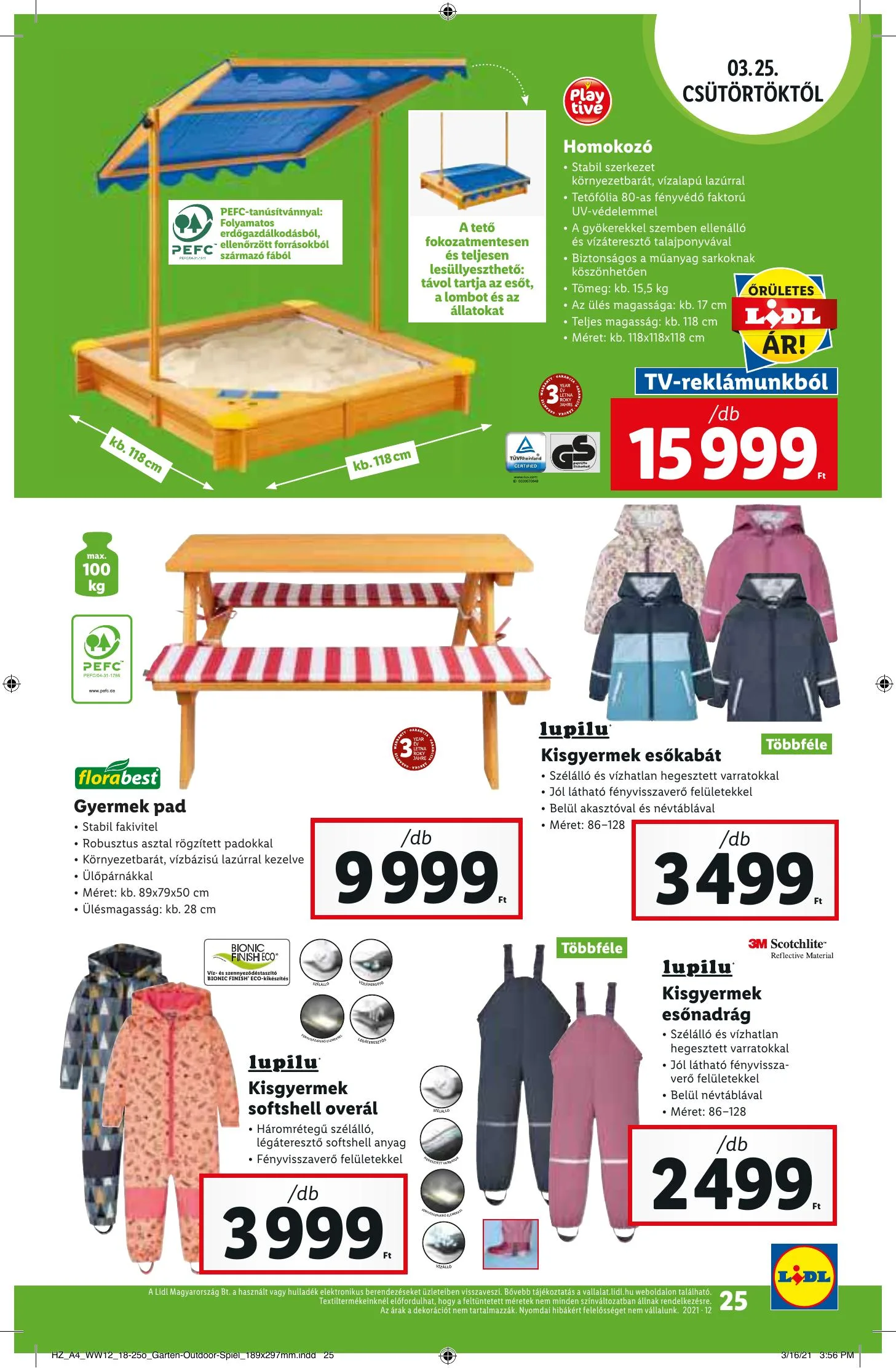 Lidl akciós újság 03.25–03.30 – 25. oldal