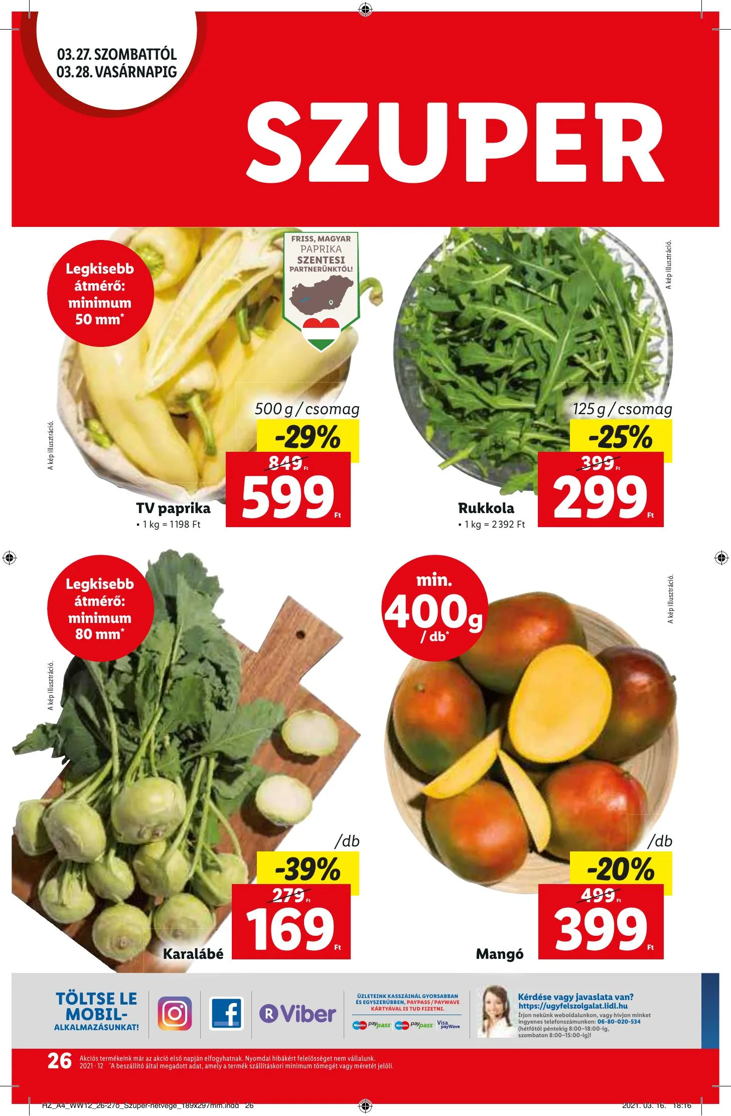 Lidl akciós újság 03.25–03.30 – 26. oldal