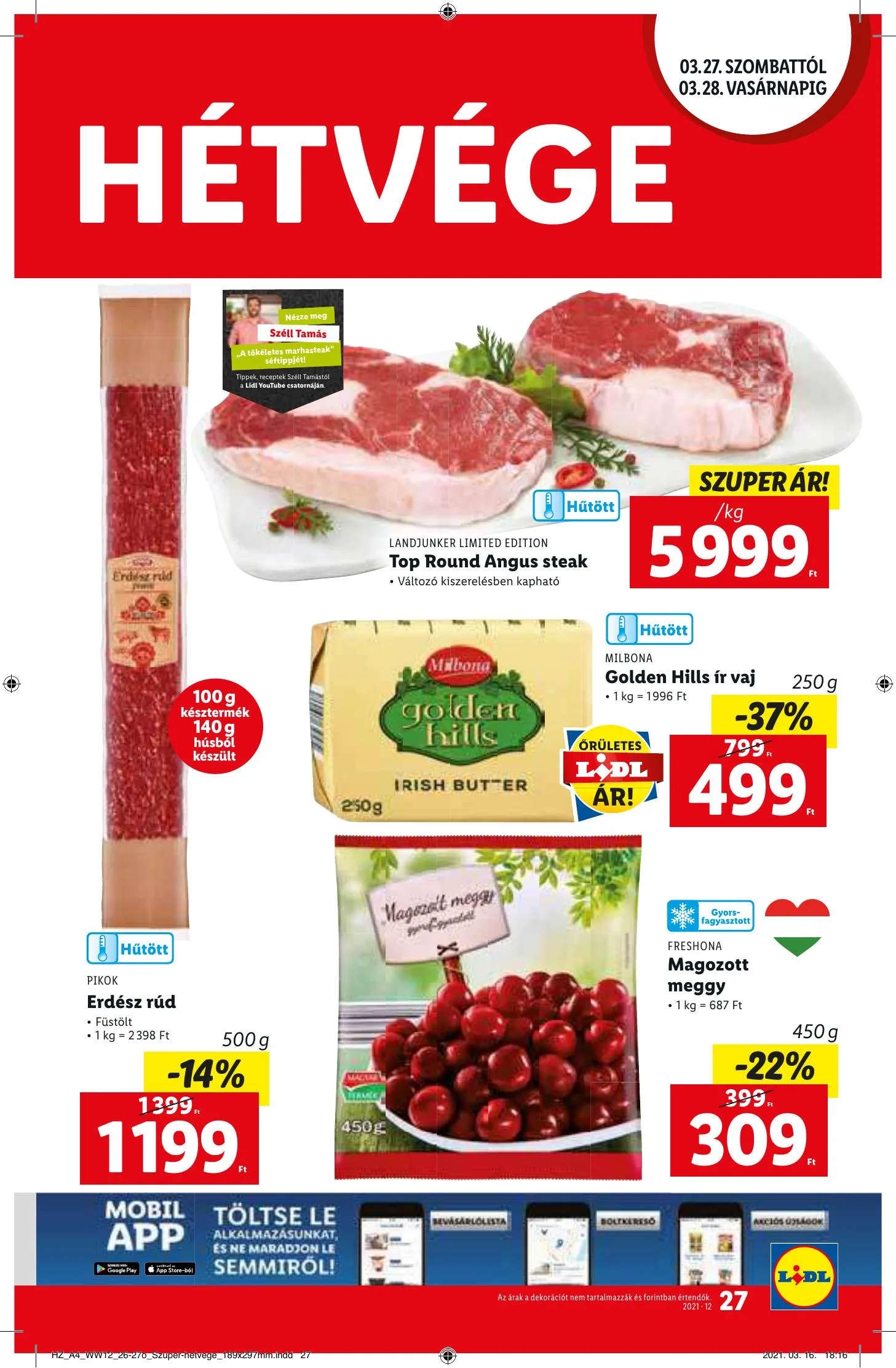 Lidl akciós újság 03.25–03.30 – 27. oldal