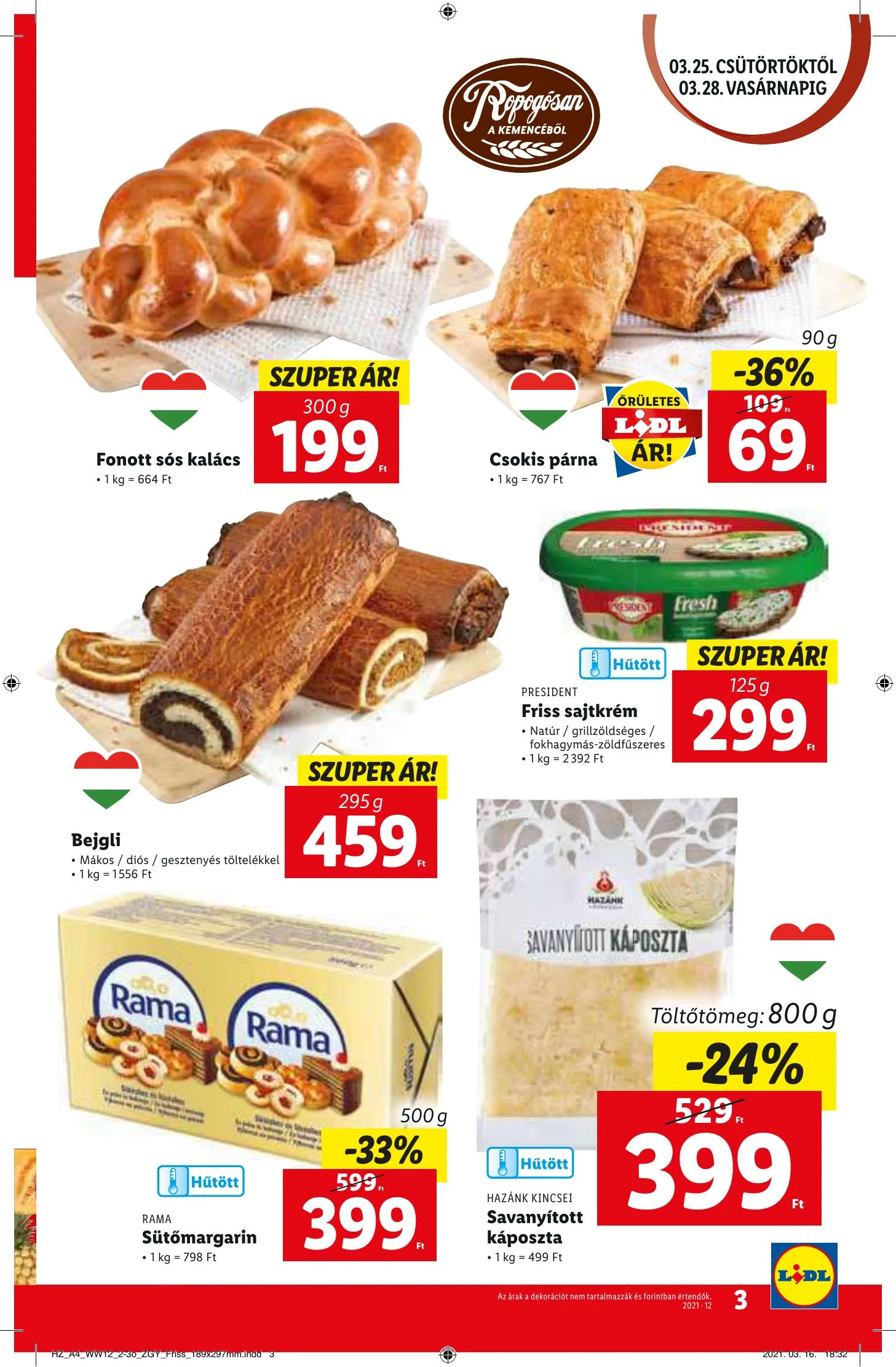 Lidl akciós újság 03.25–03.30 – 3. oldal