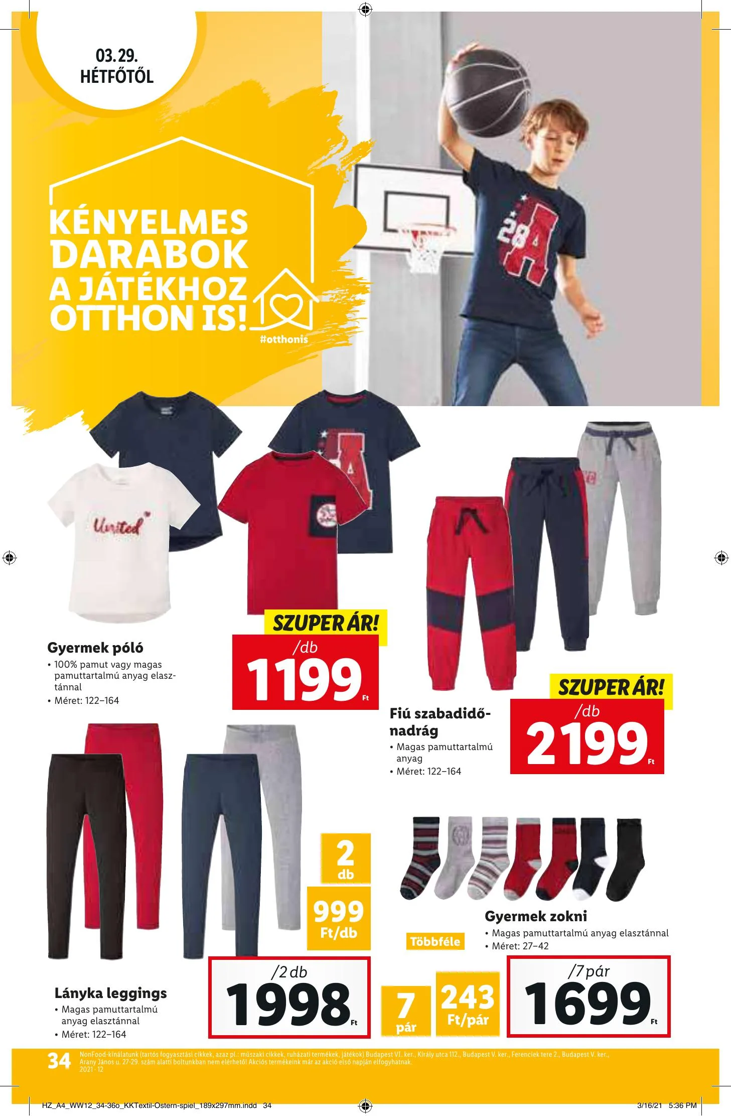 Lidl akciós újság 03.25–03.30 – 34. oldal