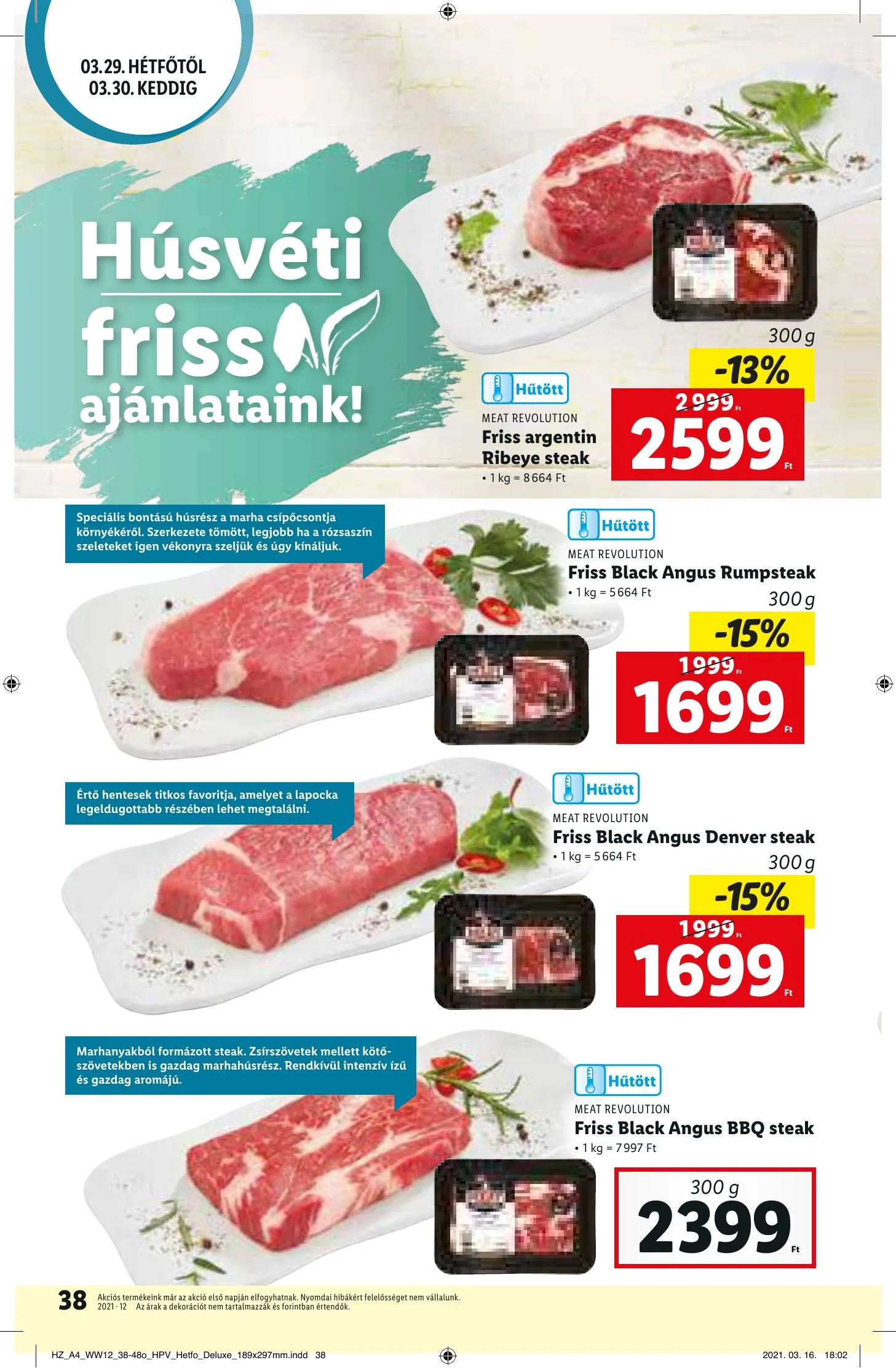 Lidl akciós újság 03.25–03.30 – 38. oldal
