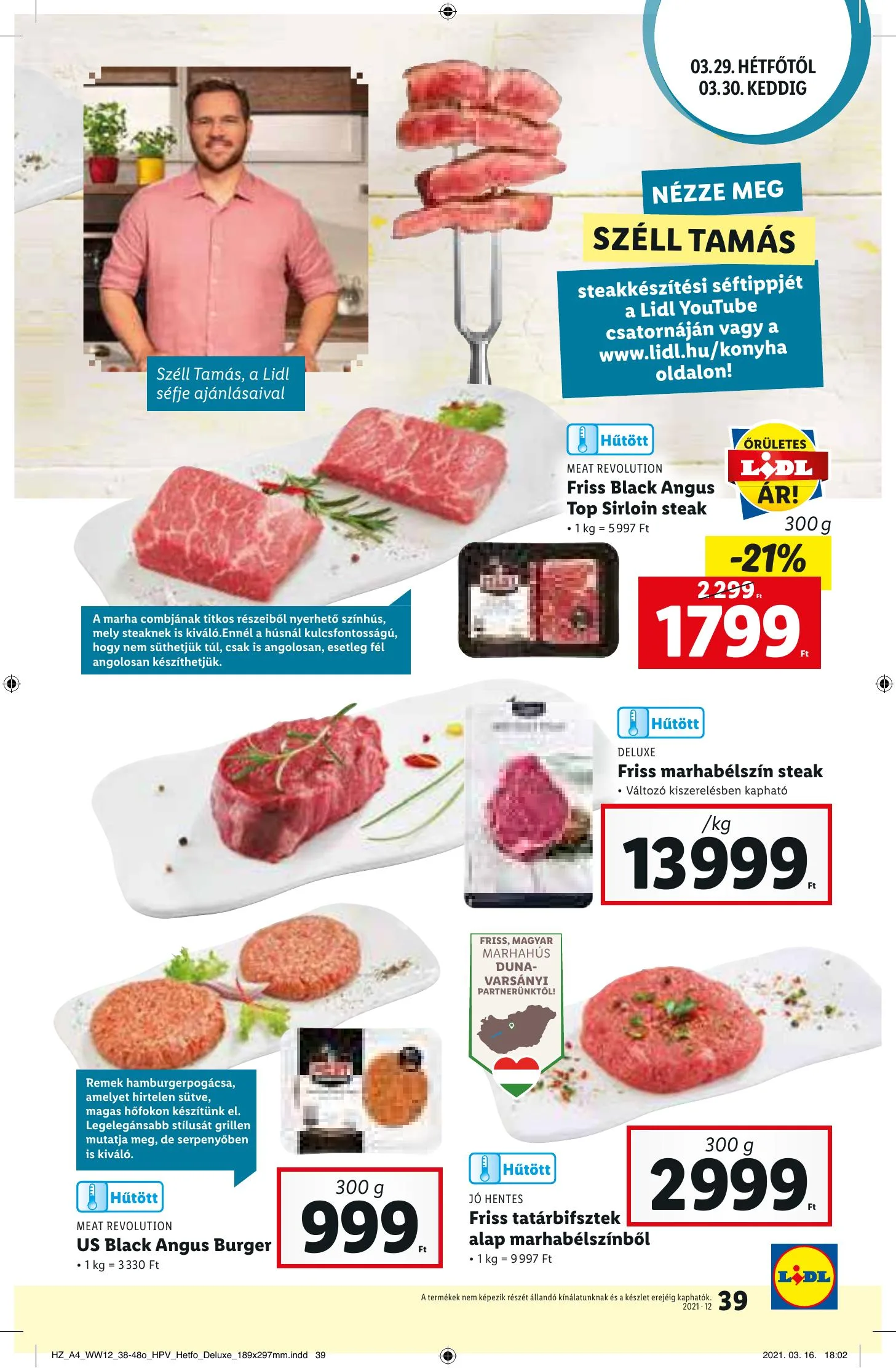 Lidl akciós újság 03.25–03.30 – 39. oldal