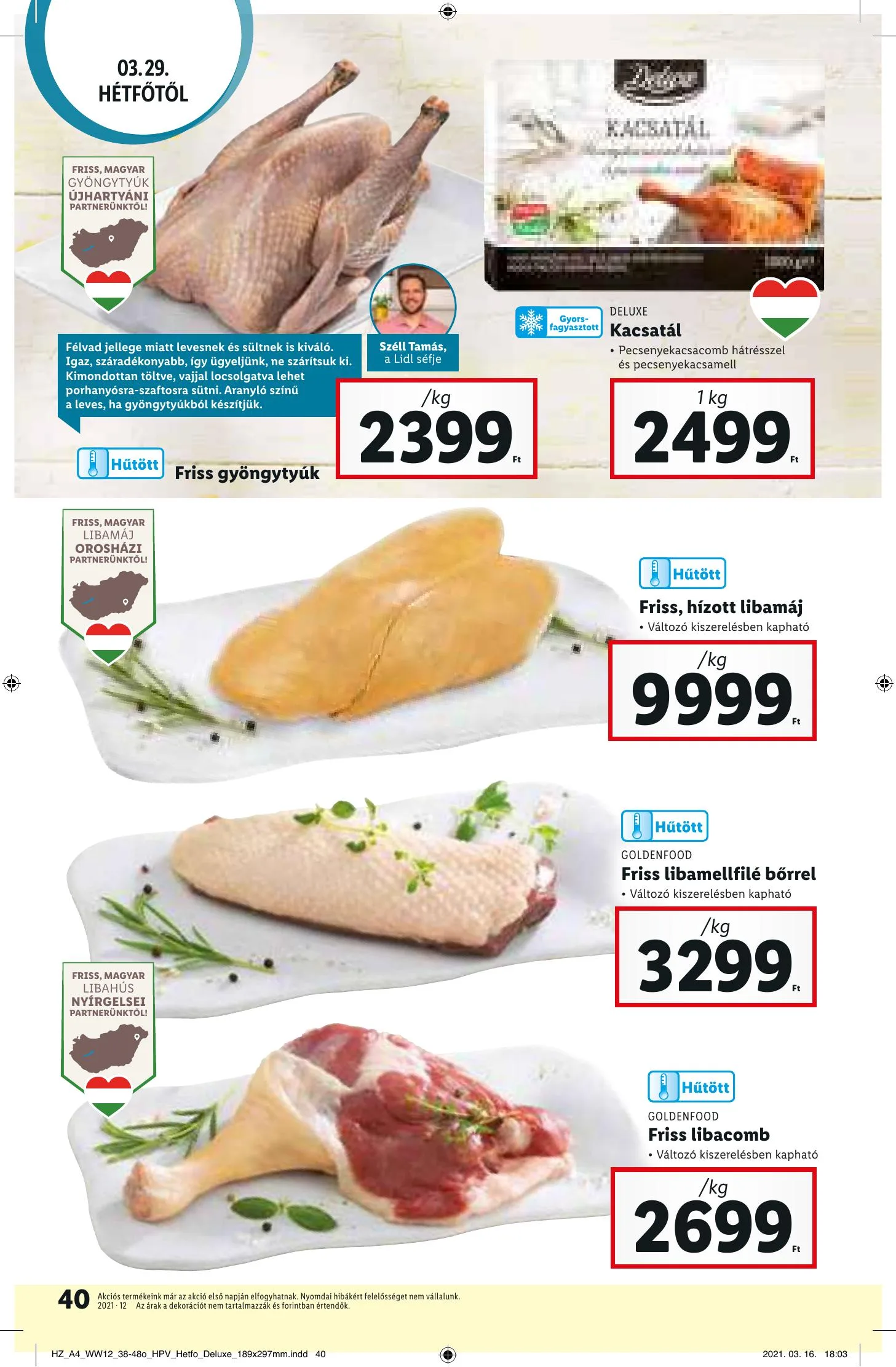 Lidl akciós újság 03.25–03.30 – 40. oldal