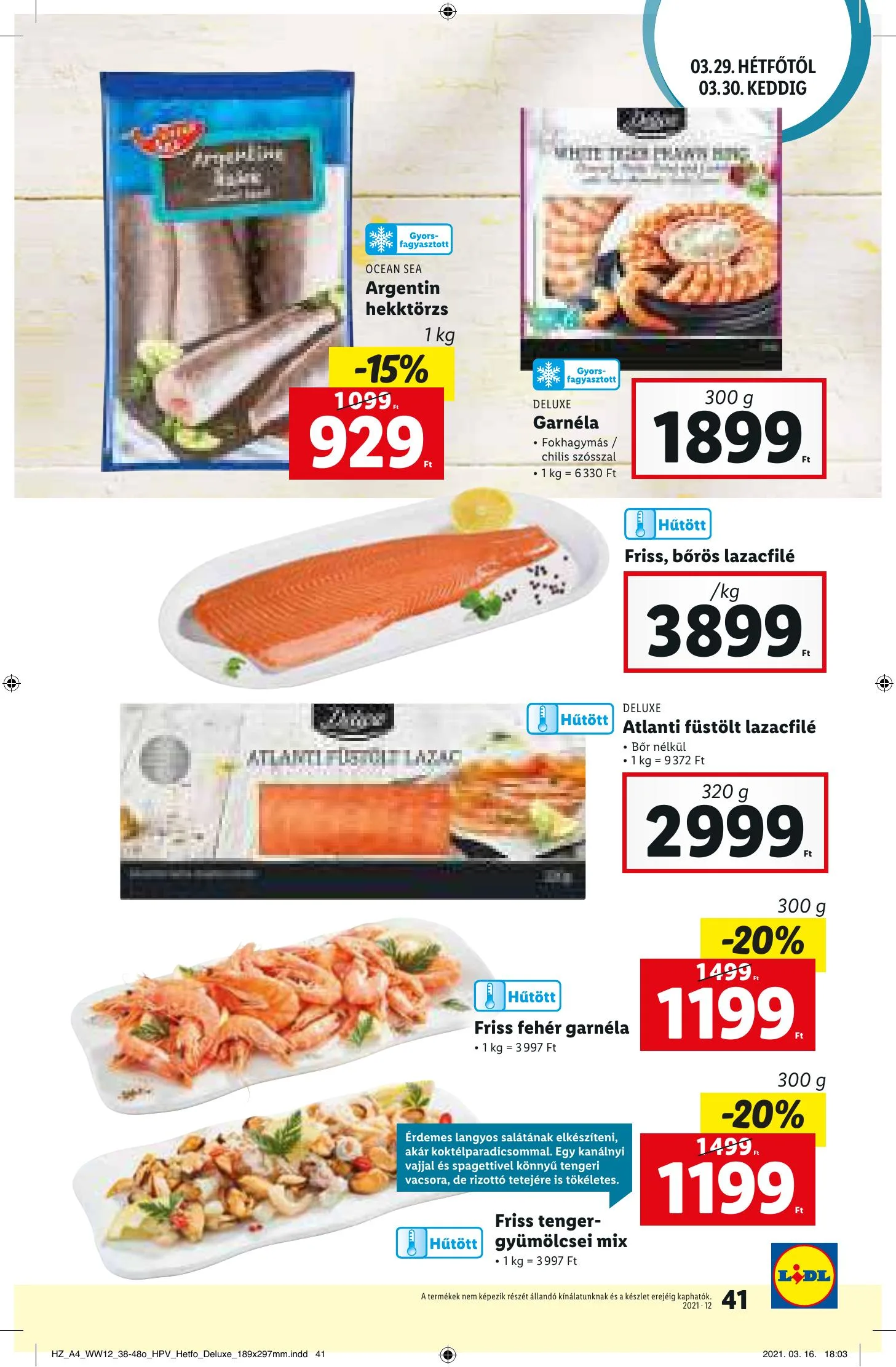 Lidl akciós újság 03.25–03.30 – 41. oldal