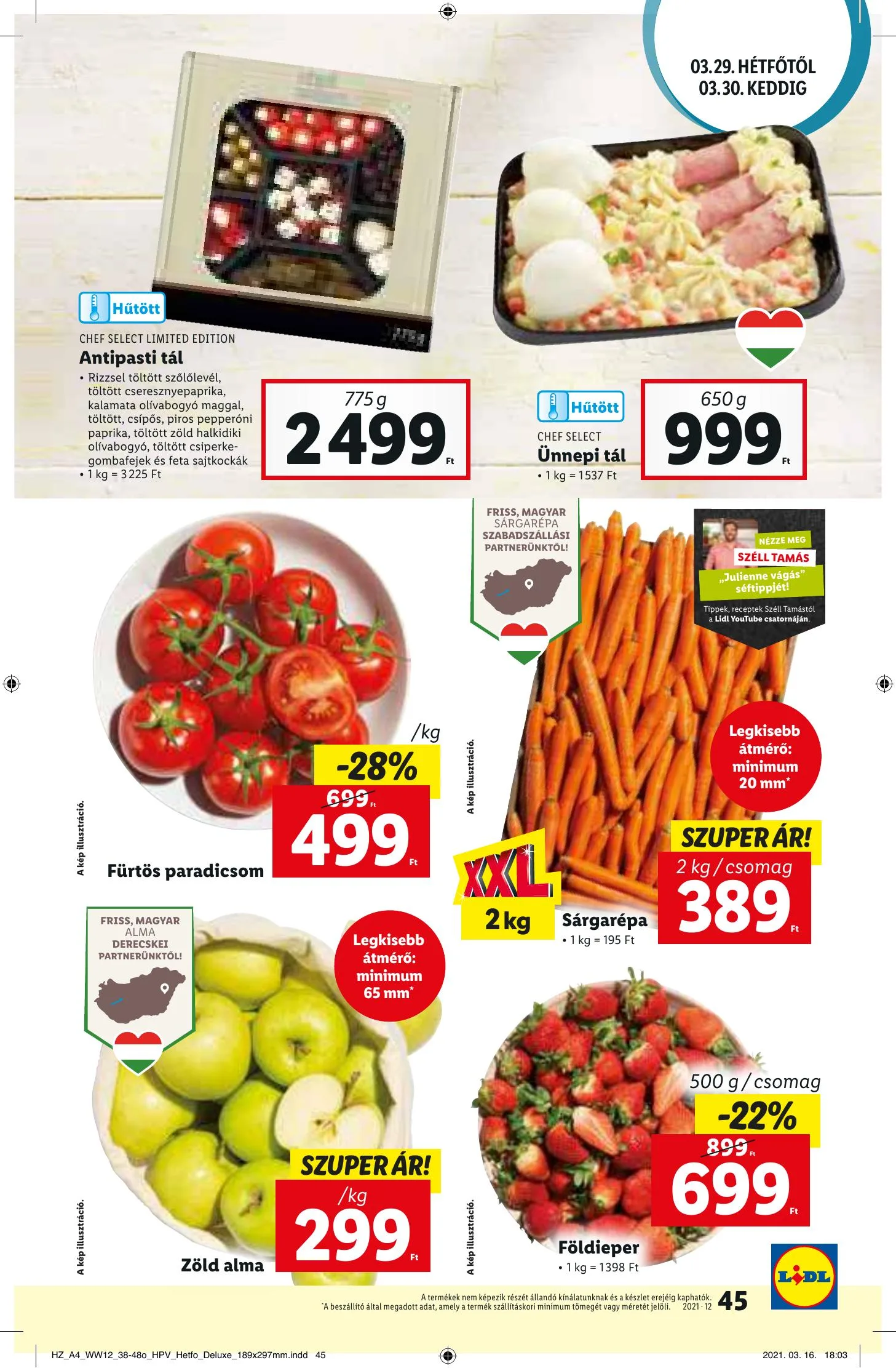 Lidl akciós újság 03.25–03.30 – 45. oldal