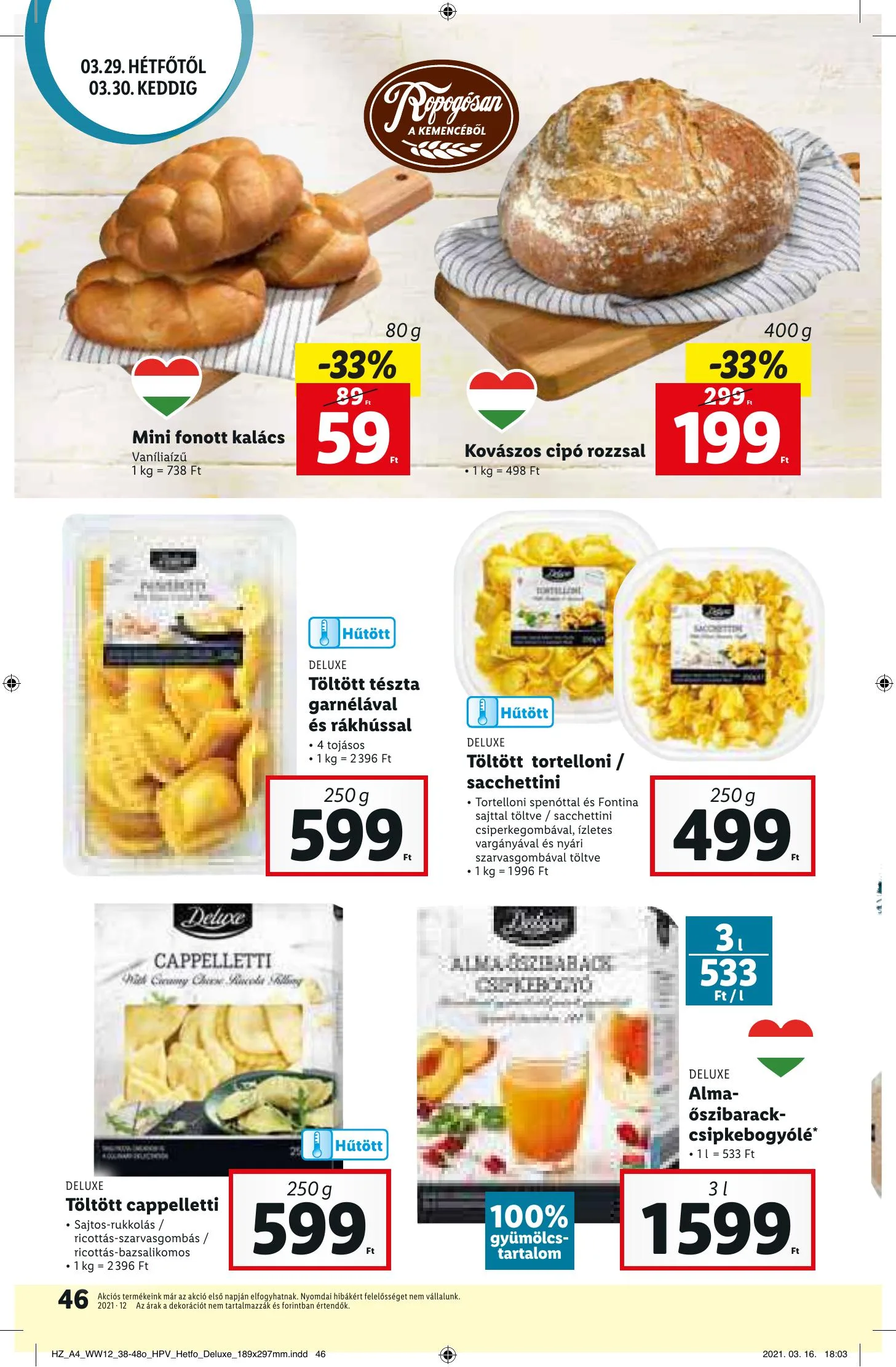 Lidl akciós újság 03.25–03.30 – 46. oldal