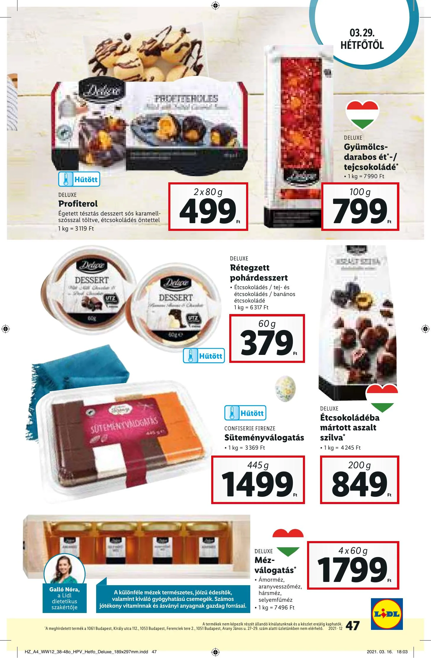 Lidl akciós újság 03.25–03.30 – 47. oldal