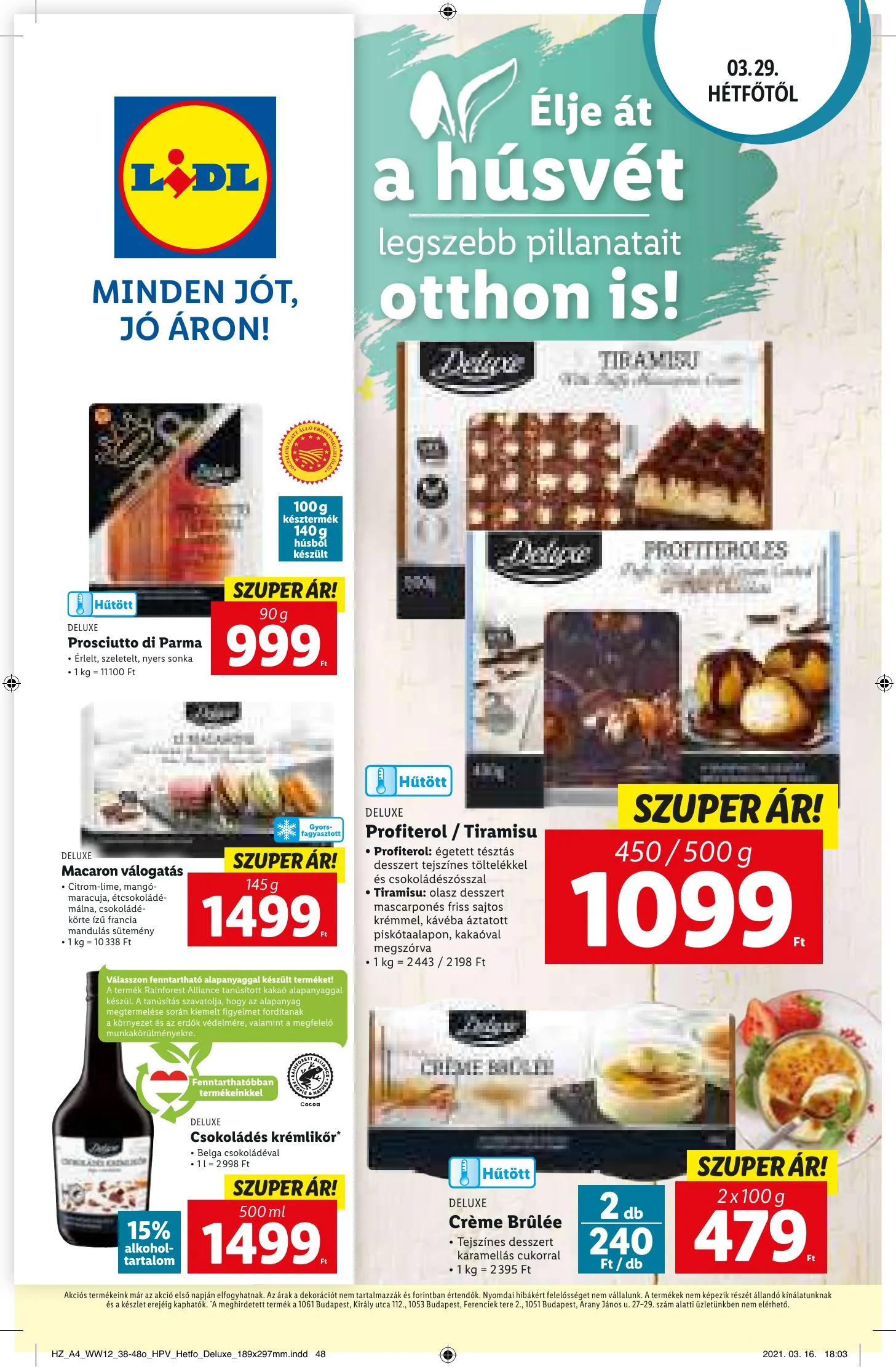 Lidl akciós újság 03.25–03.30 – 48. oldal