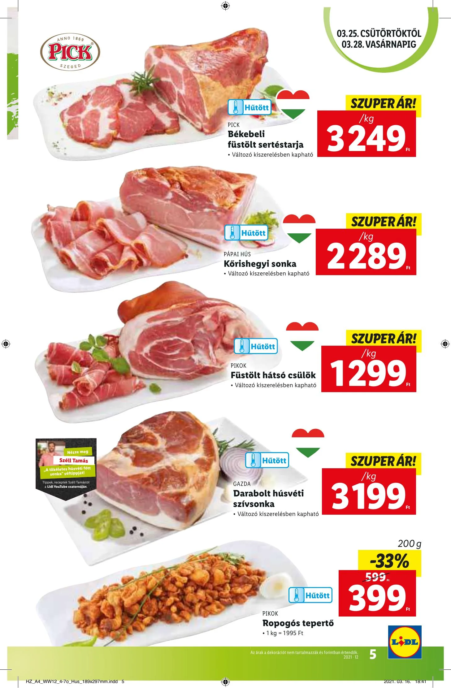 Lidl akciós újság 03.25–03.30 – 5. oldal
