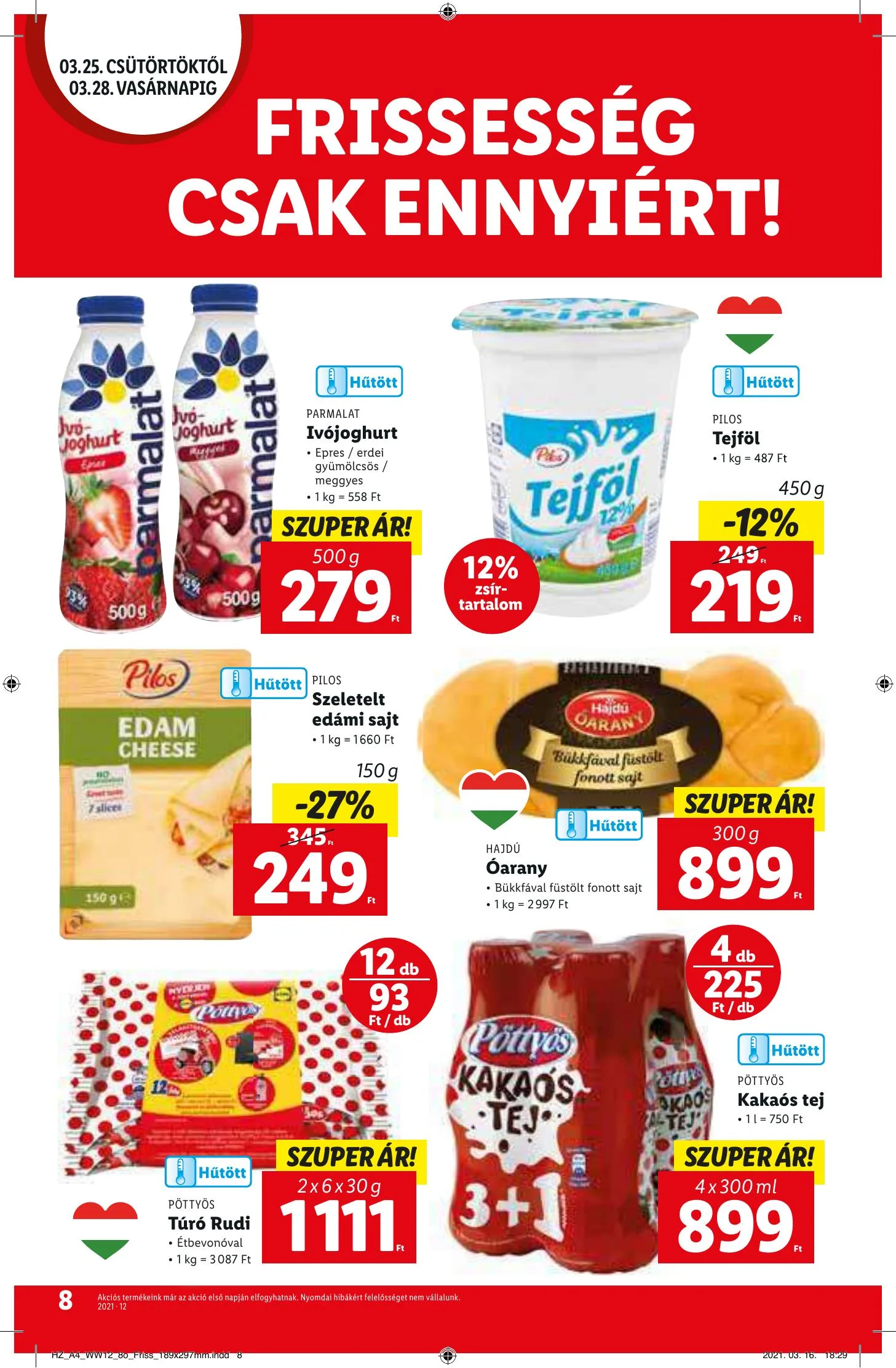 Lidl akciós újság 03.25–03.30 – 8. oldal