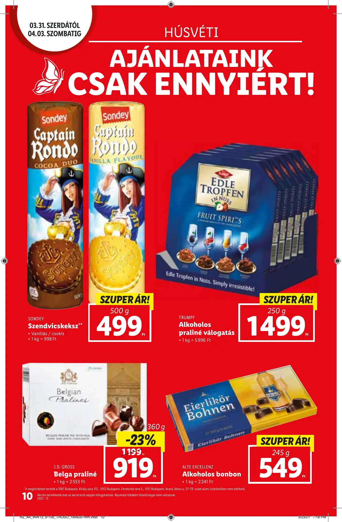 Lidl akciós újság 03.31–04.07 – 10. oldal