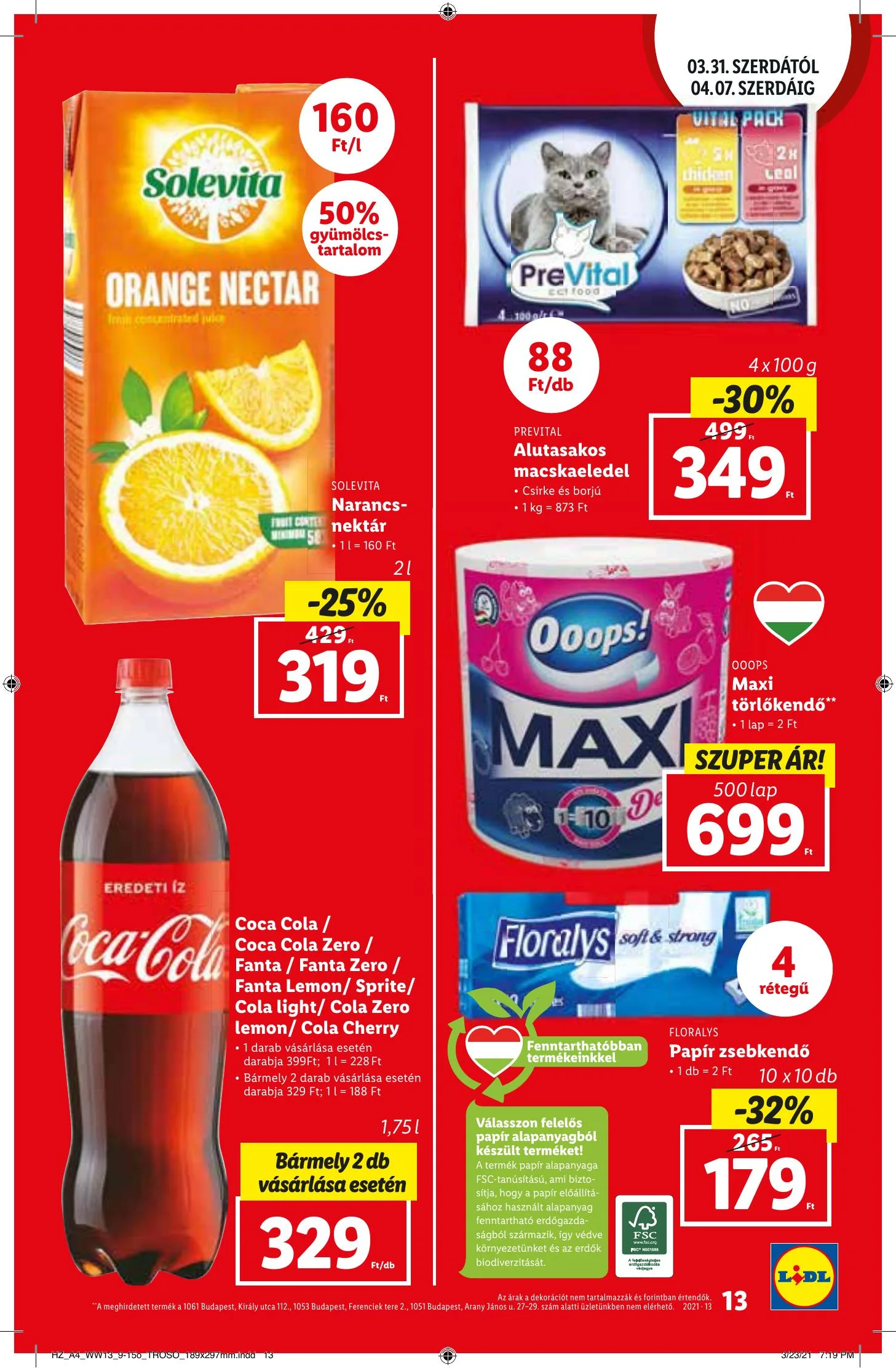 Lidl akciós újság 03.31–04.07 – 13. oldal