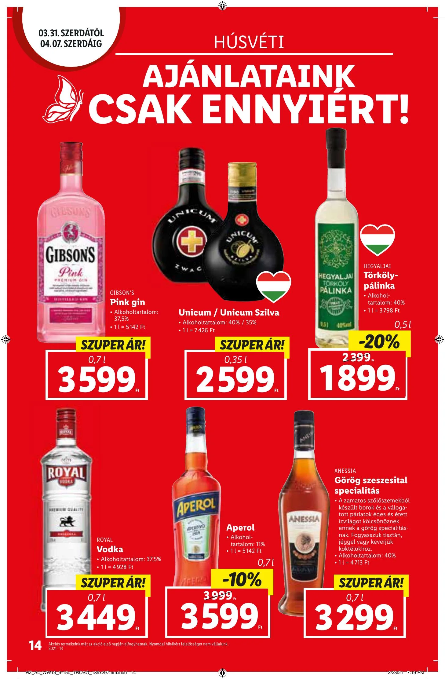 Lidl akciós újság 03.31–04.07 – 14. oldal