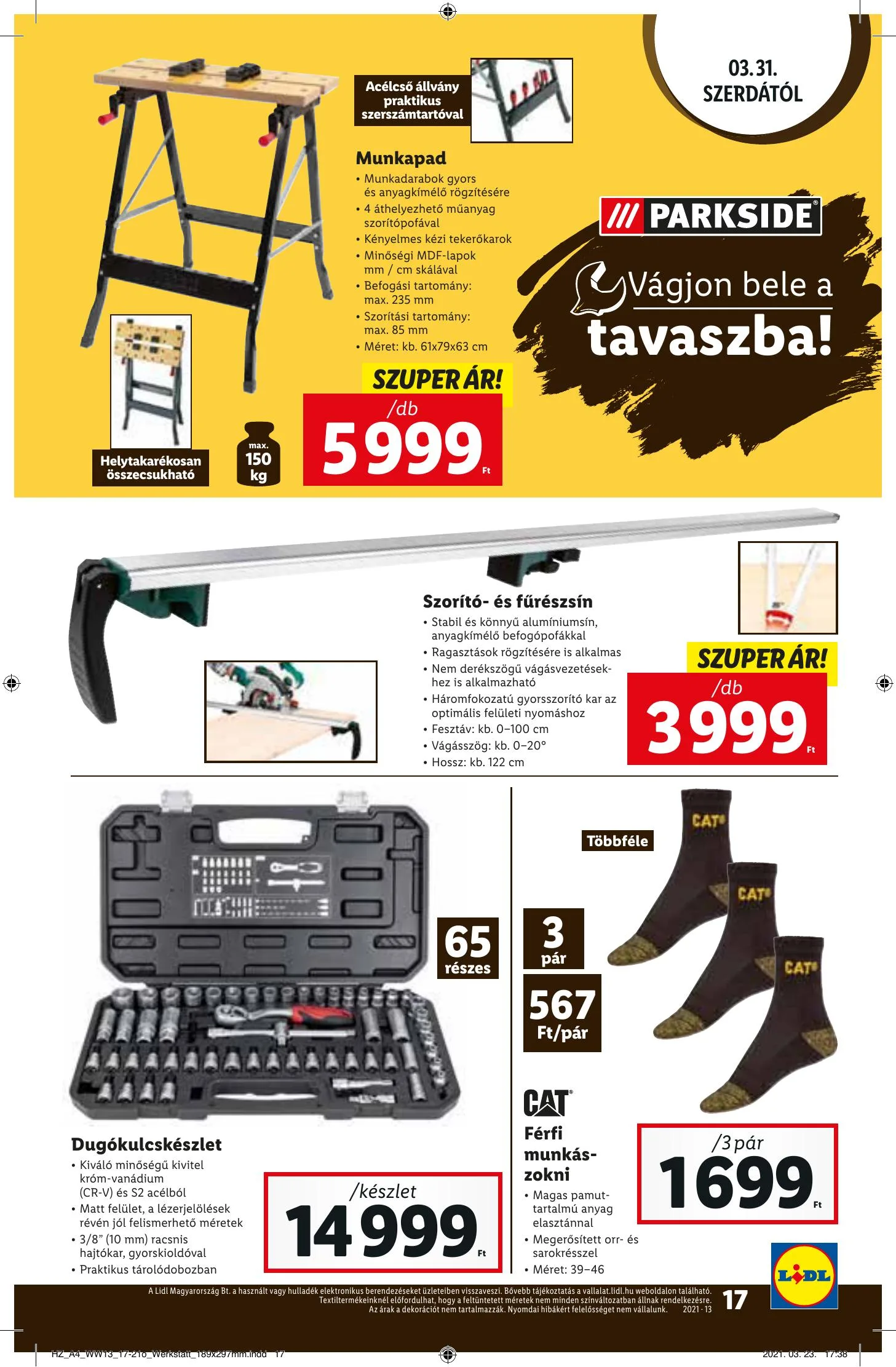 Lidl akciós újság 03.31–04.07 – 17. oldal