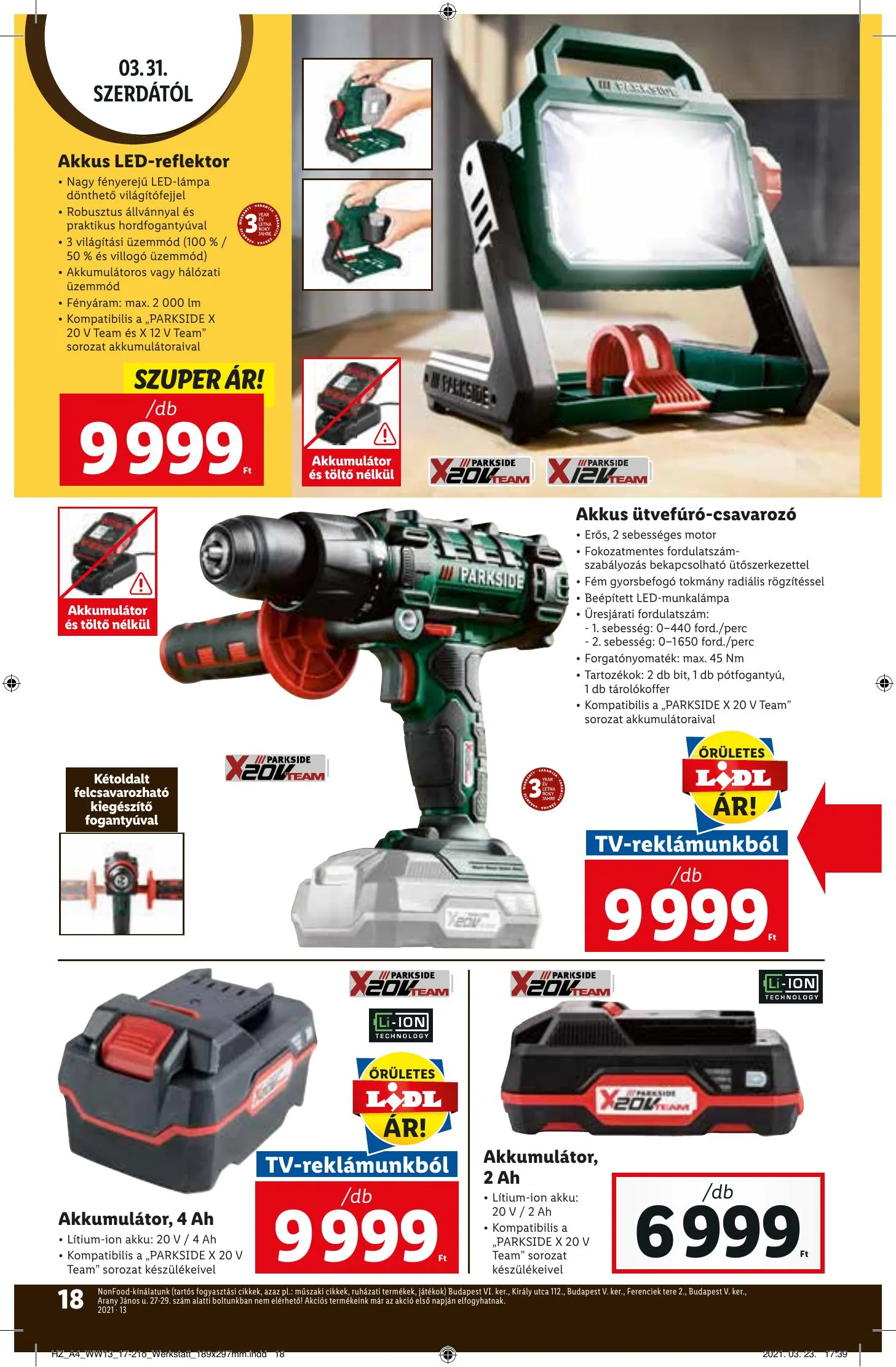 Lidl akciós újság 03.31–04.07 – 18. oldal