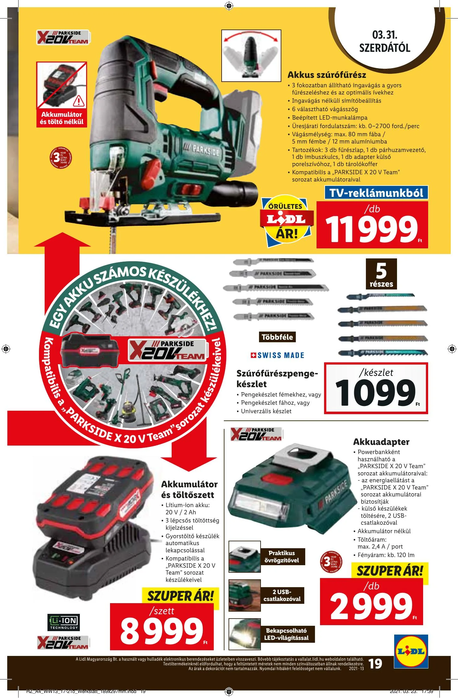 Lidl akciós újság 03.31–04.07 – 19. oldal