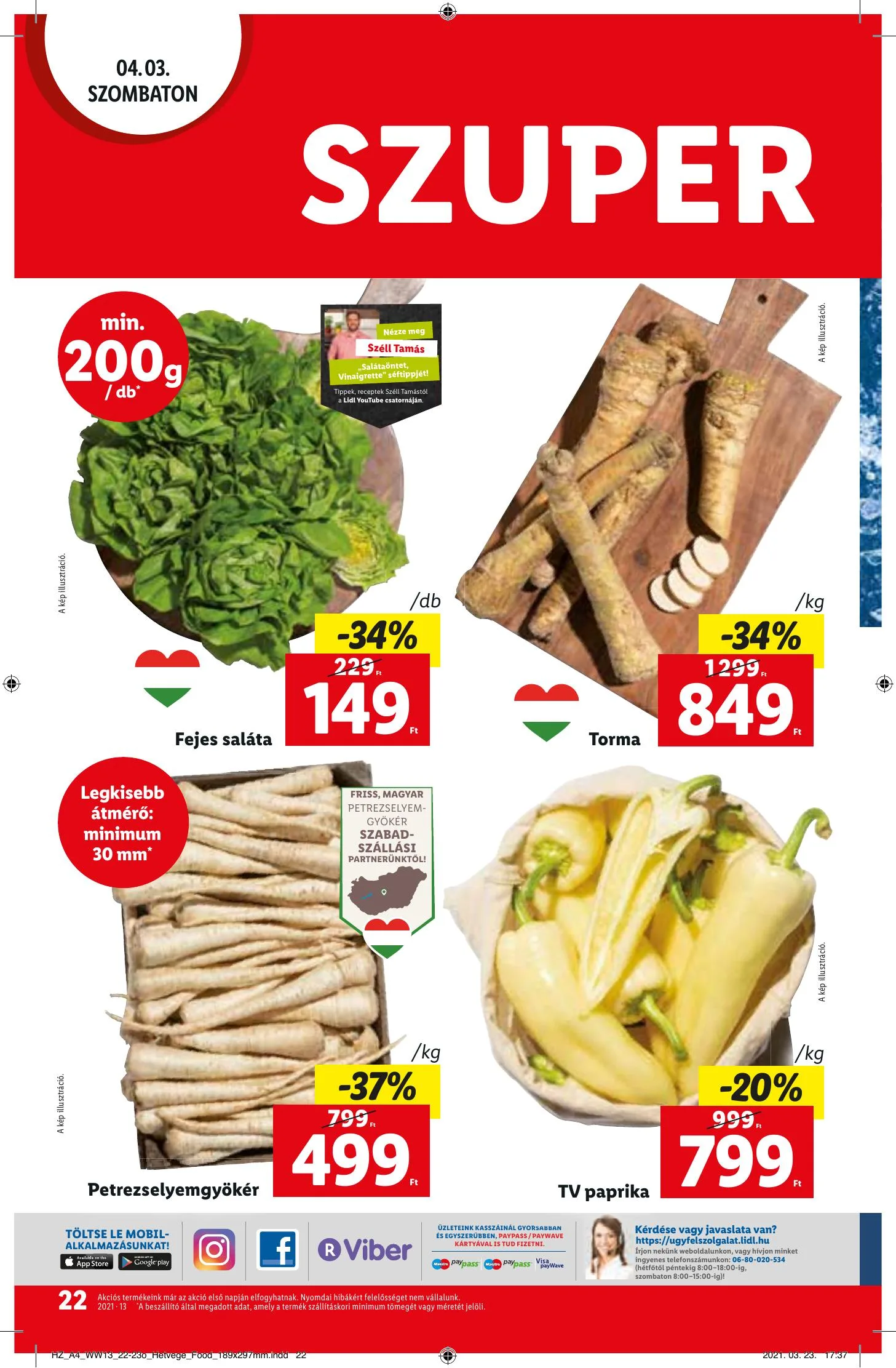 Lidl akciós újság 03.31–04.07 – 22. oldal