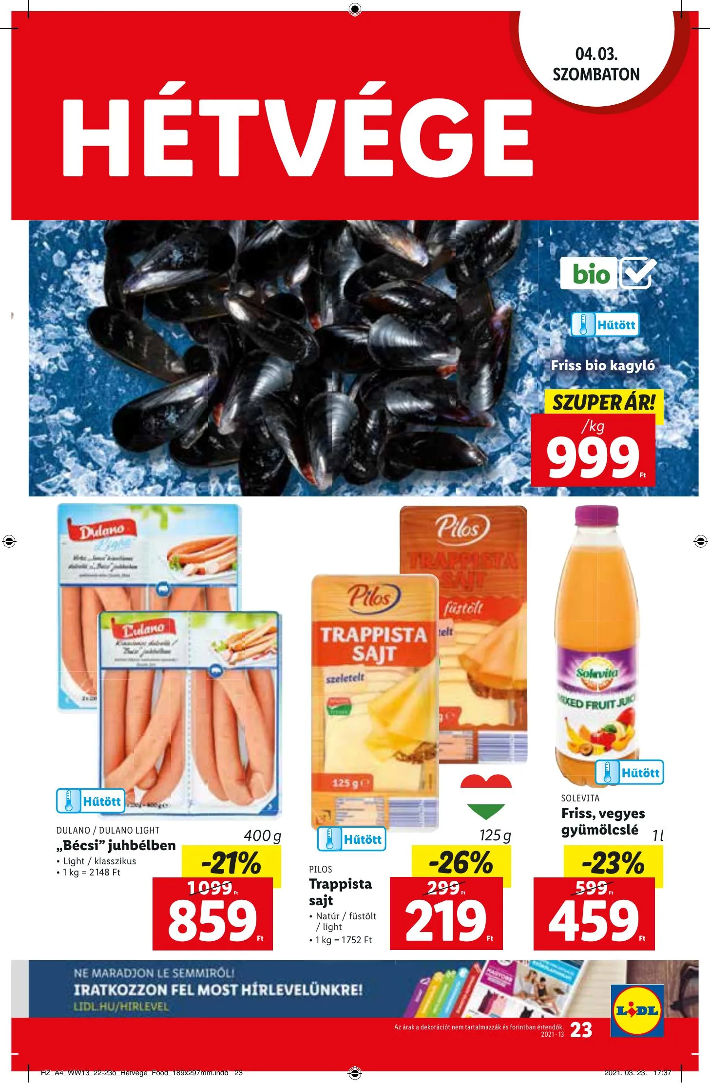Lidl akciós újság 03.31–04.07 – 23. oldal