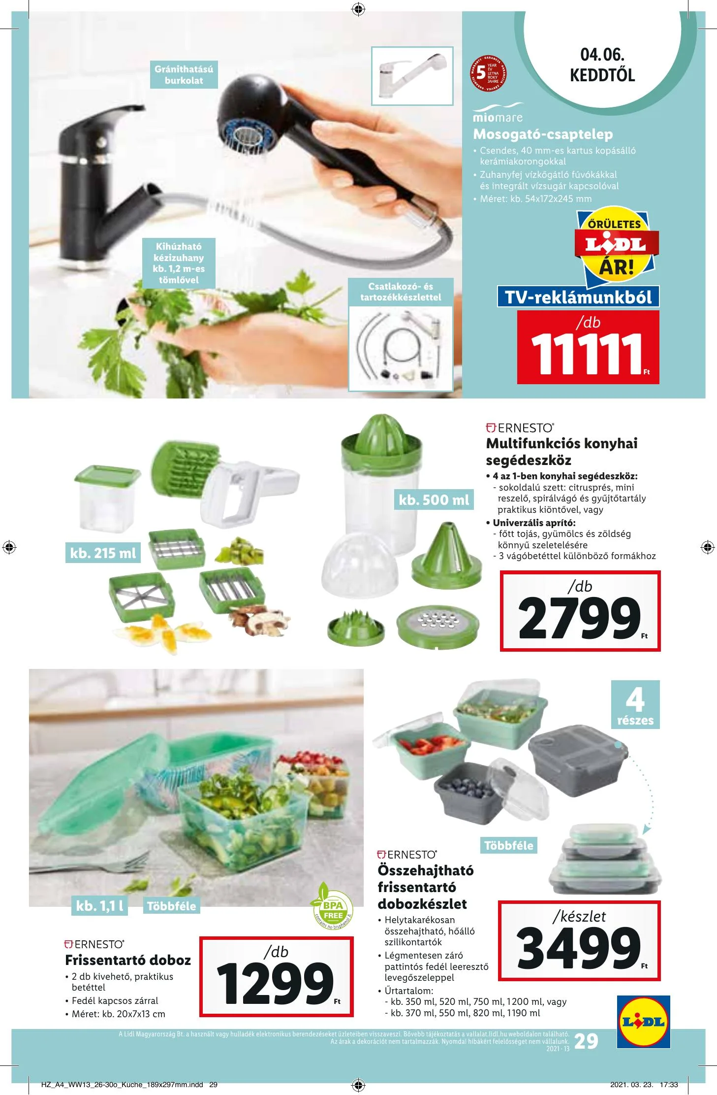 Lidl akciós újság 03.31–04.07 – 29. oldal