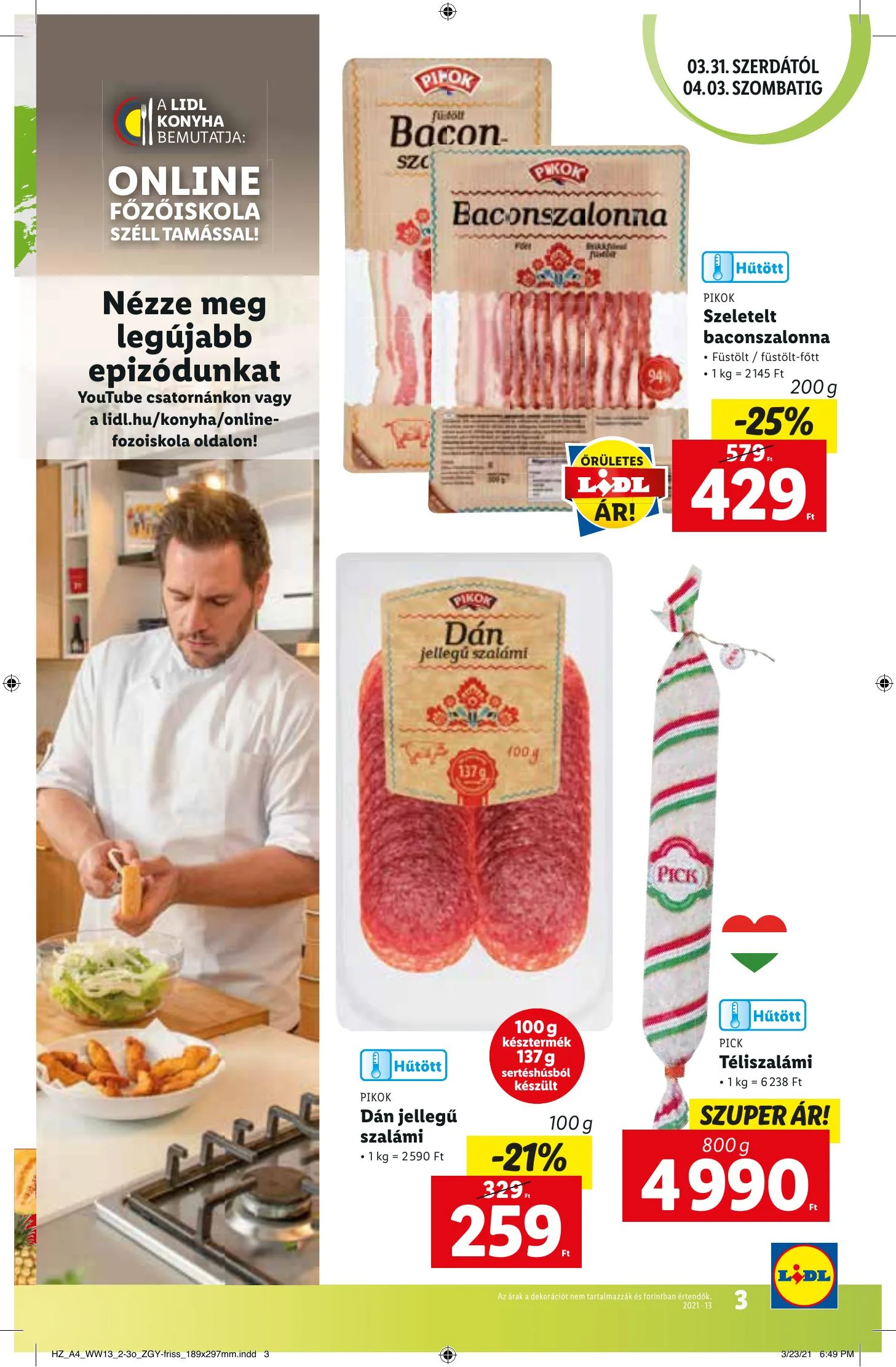 Lidl akciós újság 03.31–04.07 – 3. oldal
