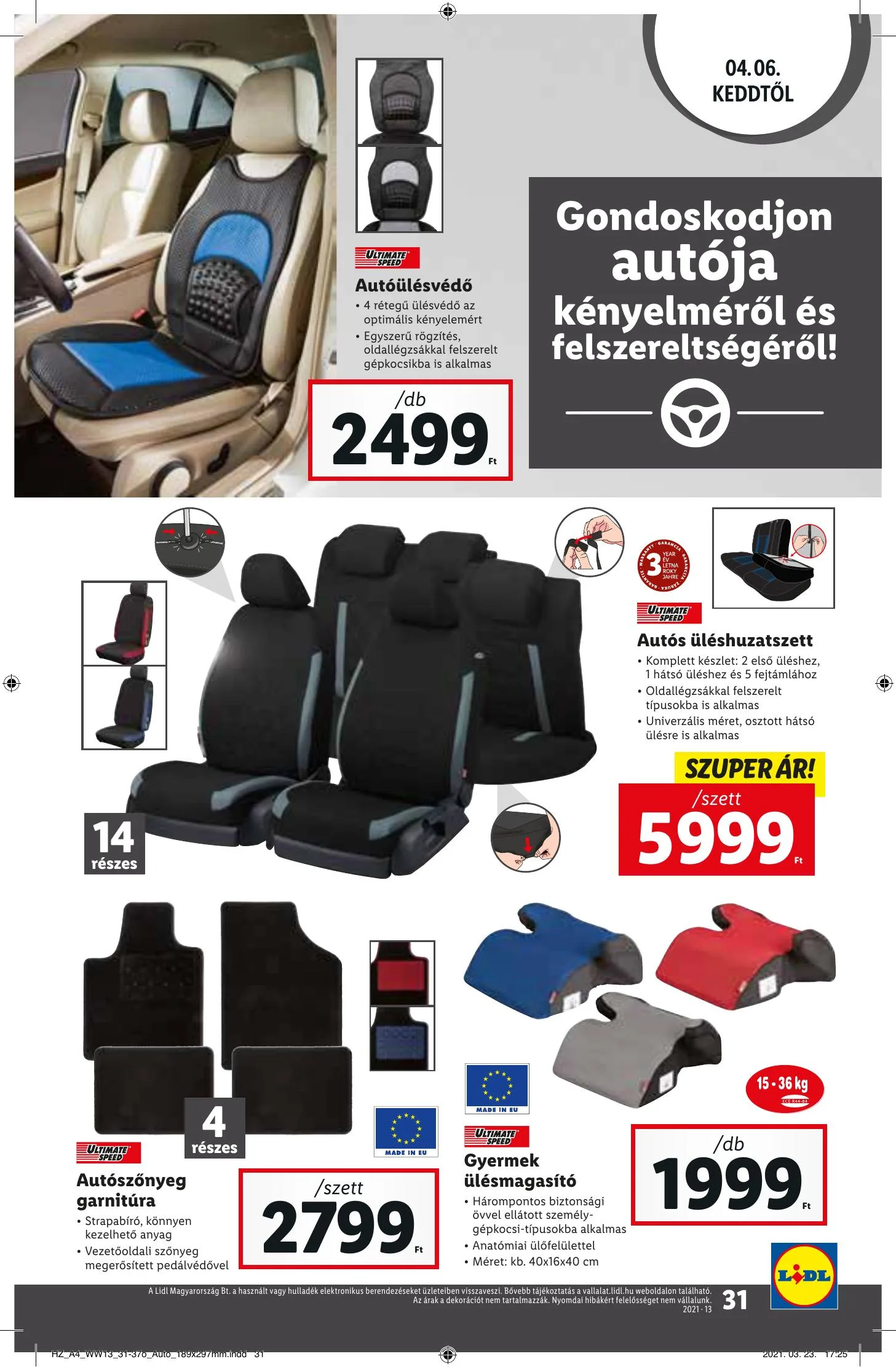 Lidl akciós újság 03.31–04.07 – 31. oldal