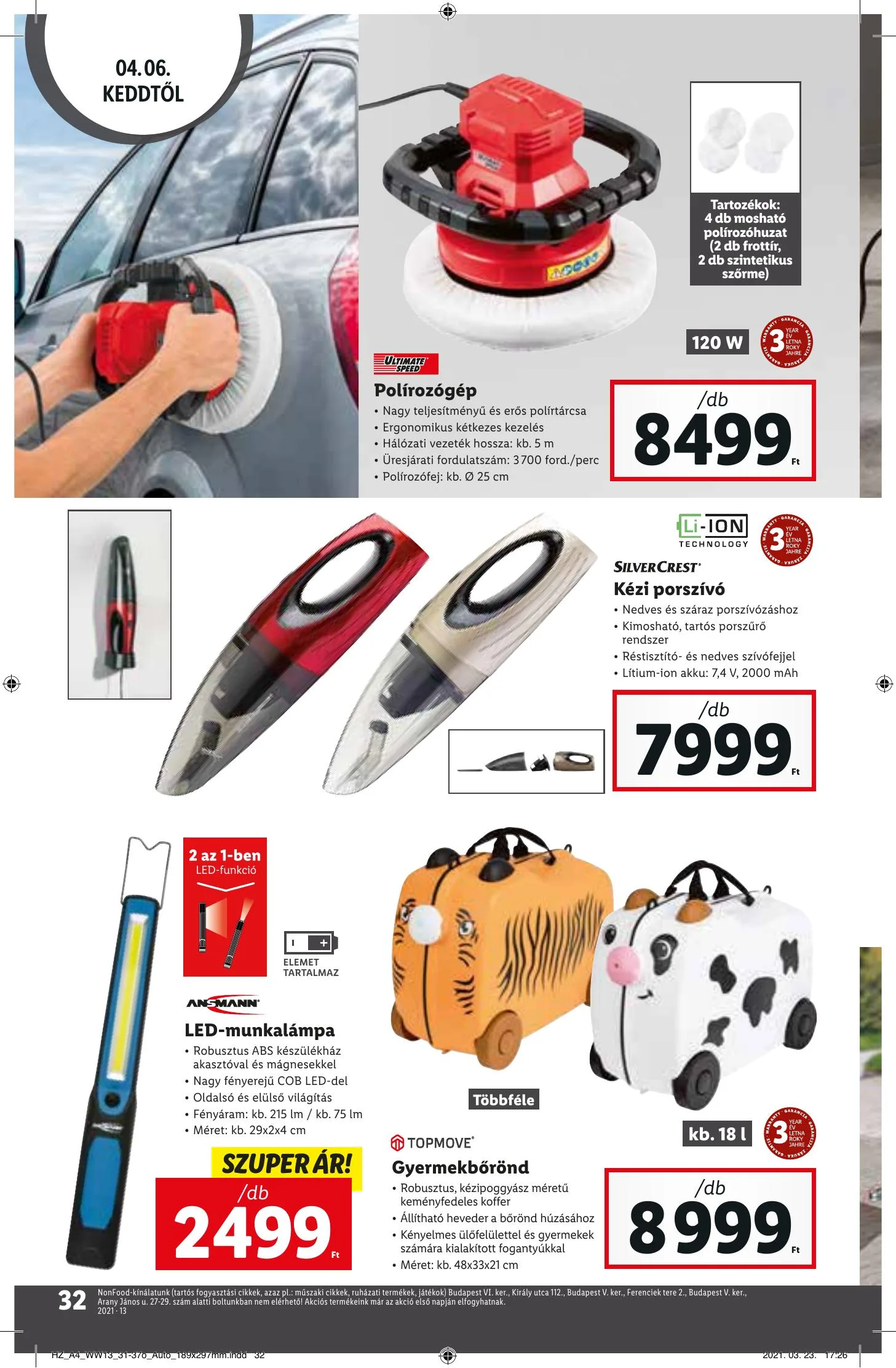Lidl akciós újság 03.31–04.07 – 32. oldal
