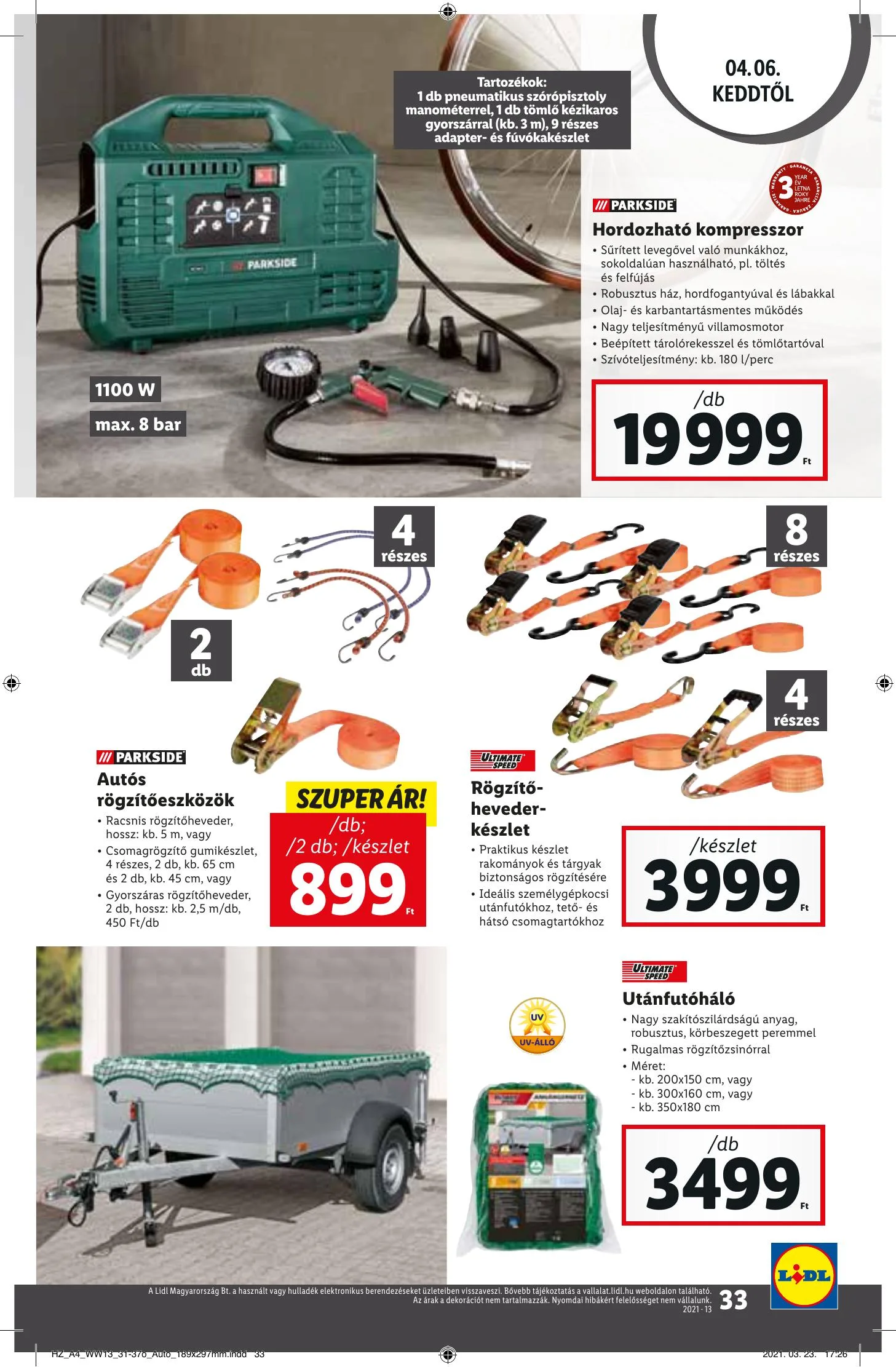 Lidl akciós újság 03.31–04.07 – 33. oldal