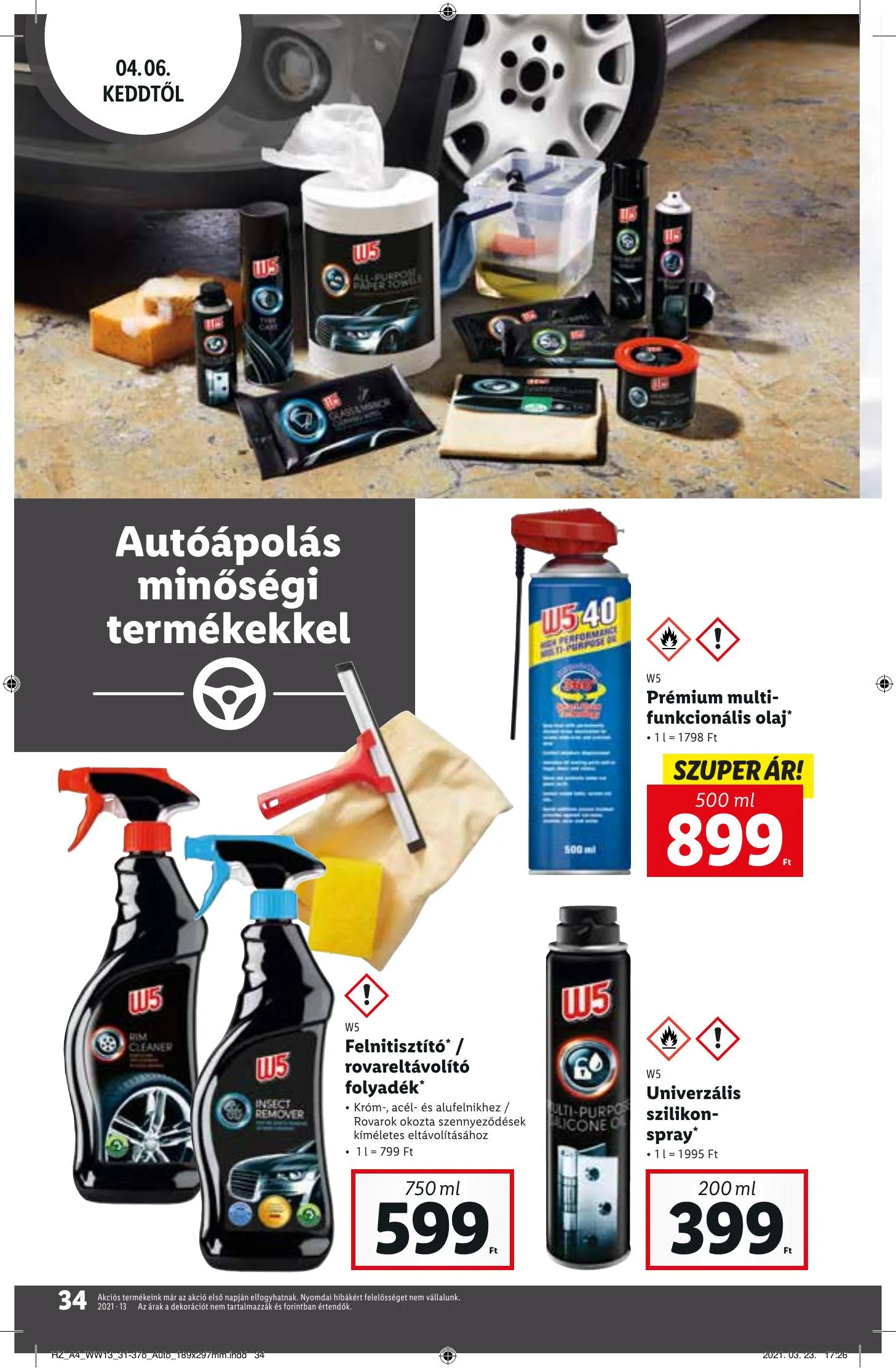 Lidl akciós újság 03.31–04.07 – 34. oldal