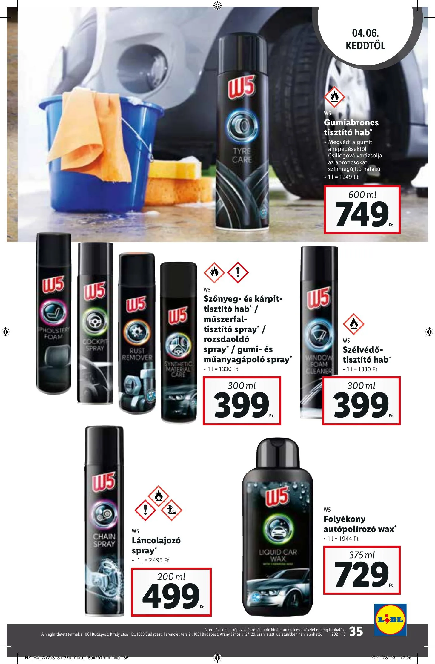 Lidl akciós újság 03.31–04.07 – 35. oldal