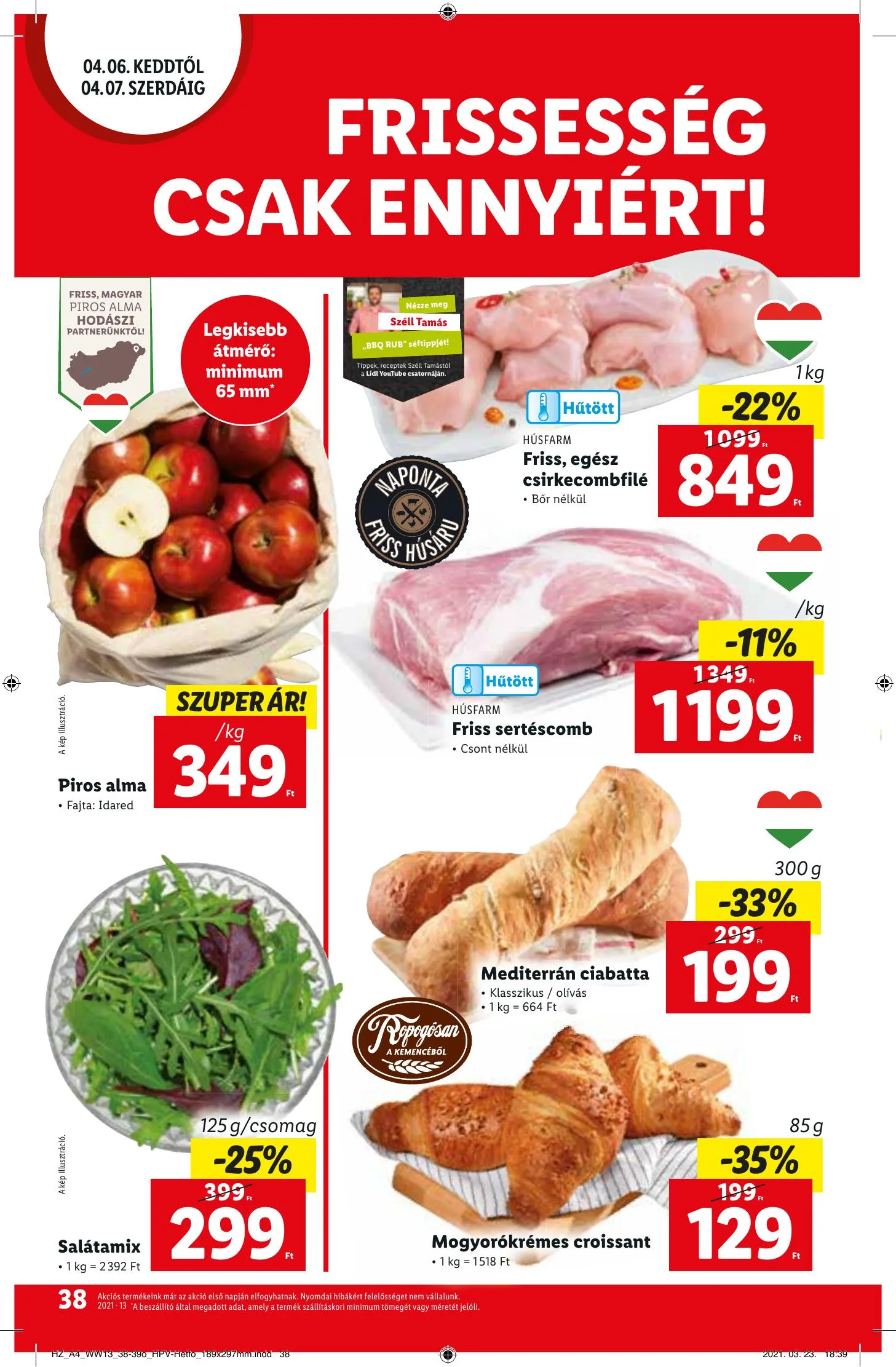 Lidl akciós újság 03.31–04.07 – 38. oldal