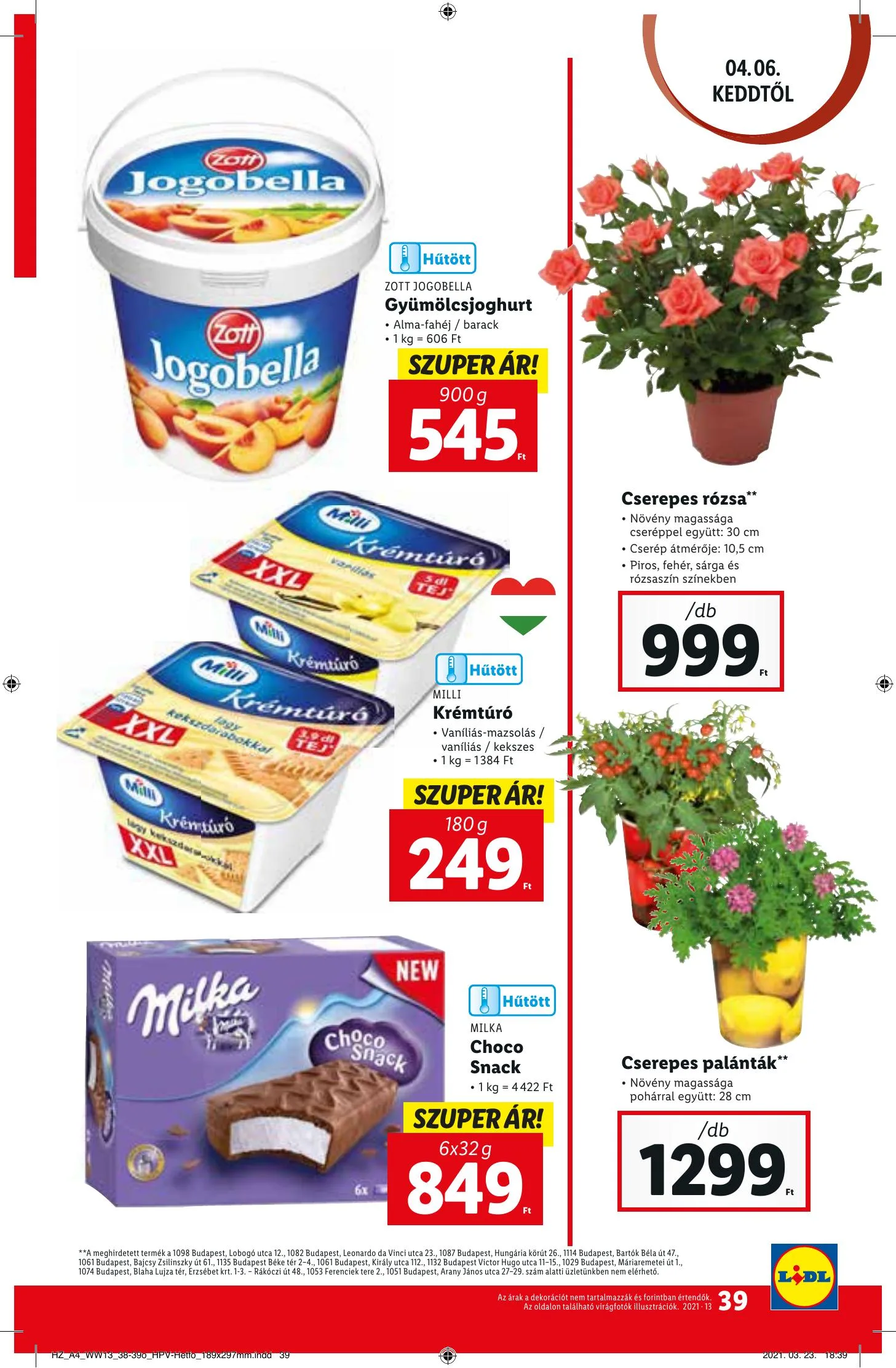 Lidl akciós újság 03.31–04.07 – 39. oldal