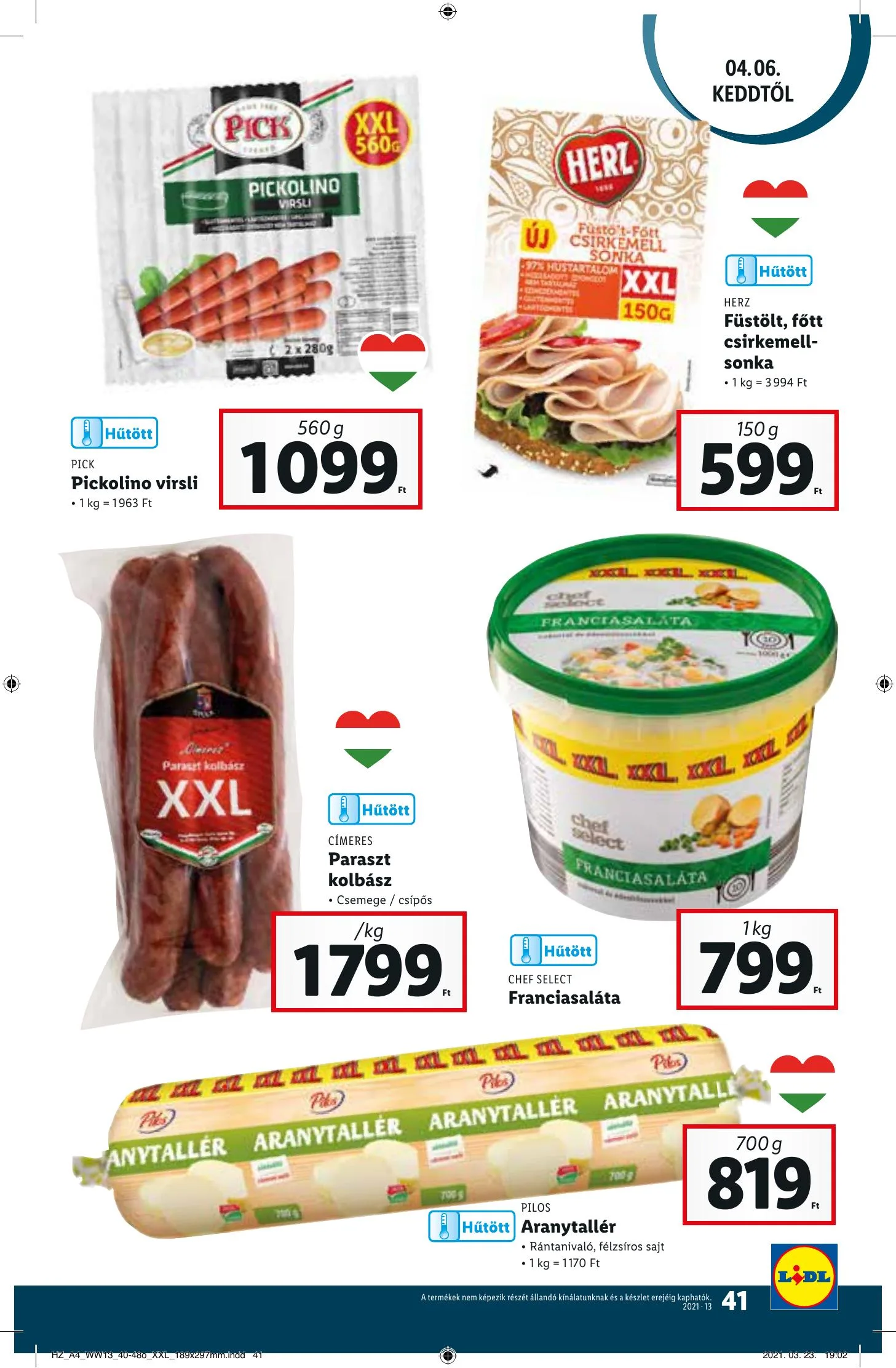 Lidl akciós újság 03.31–04.07 – 41. oldal