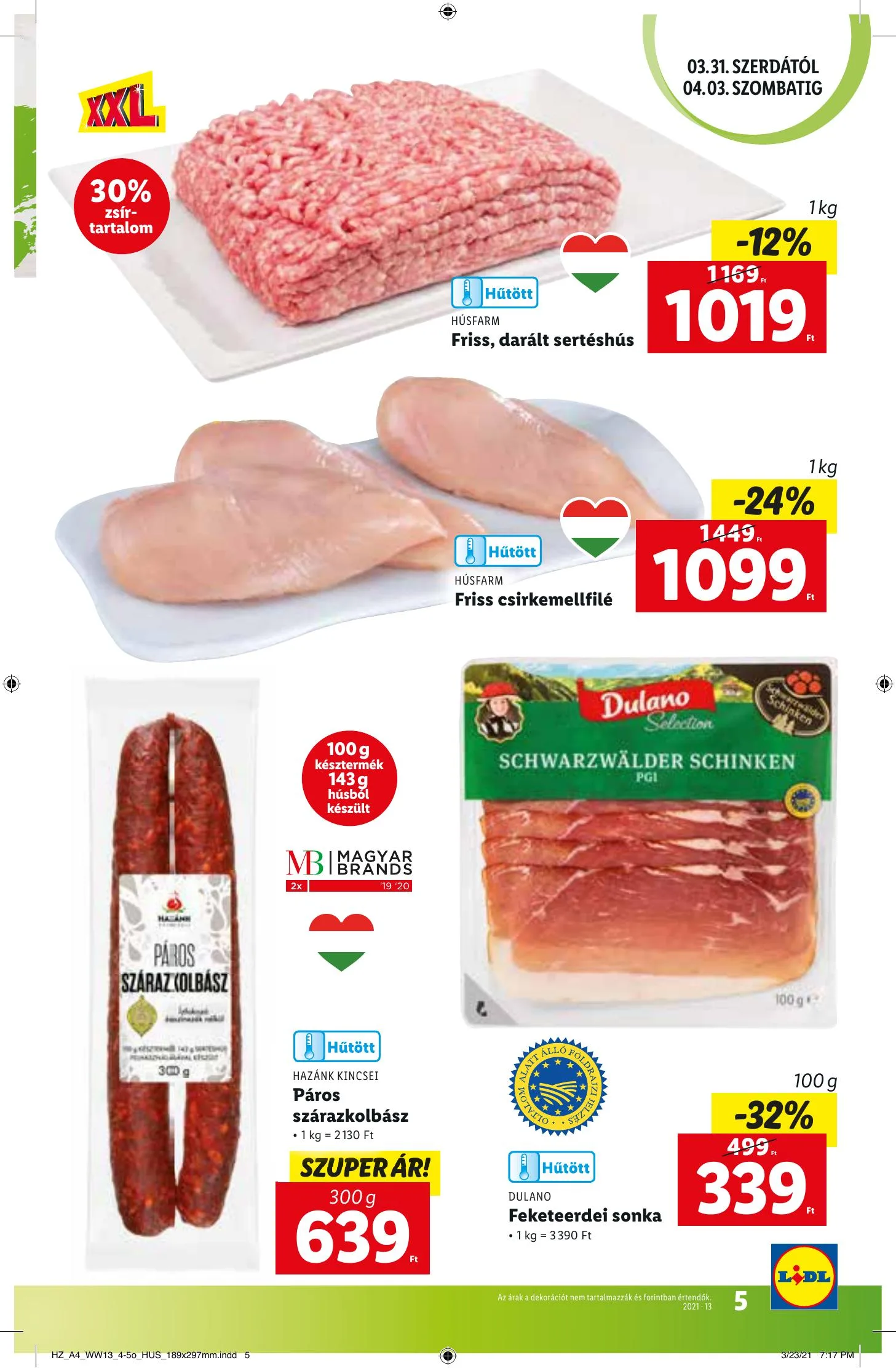Lidl akciós újság 03.31–04.07 – 5. oldal