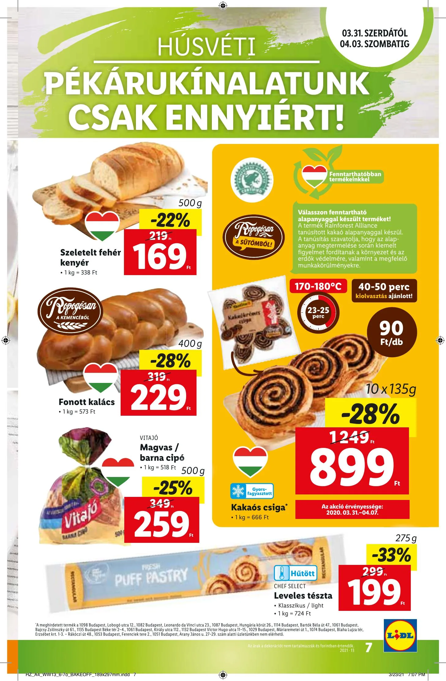 Lidl akciós újság 03.31–04.07 – 7. oldal