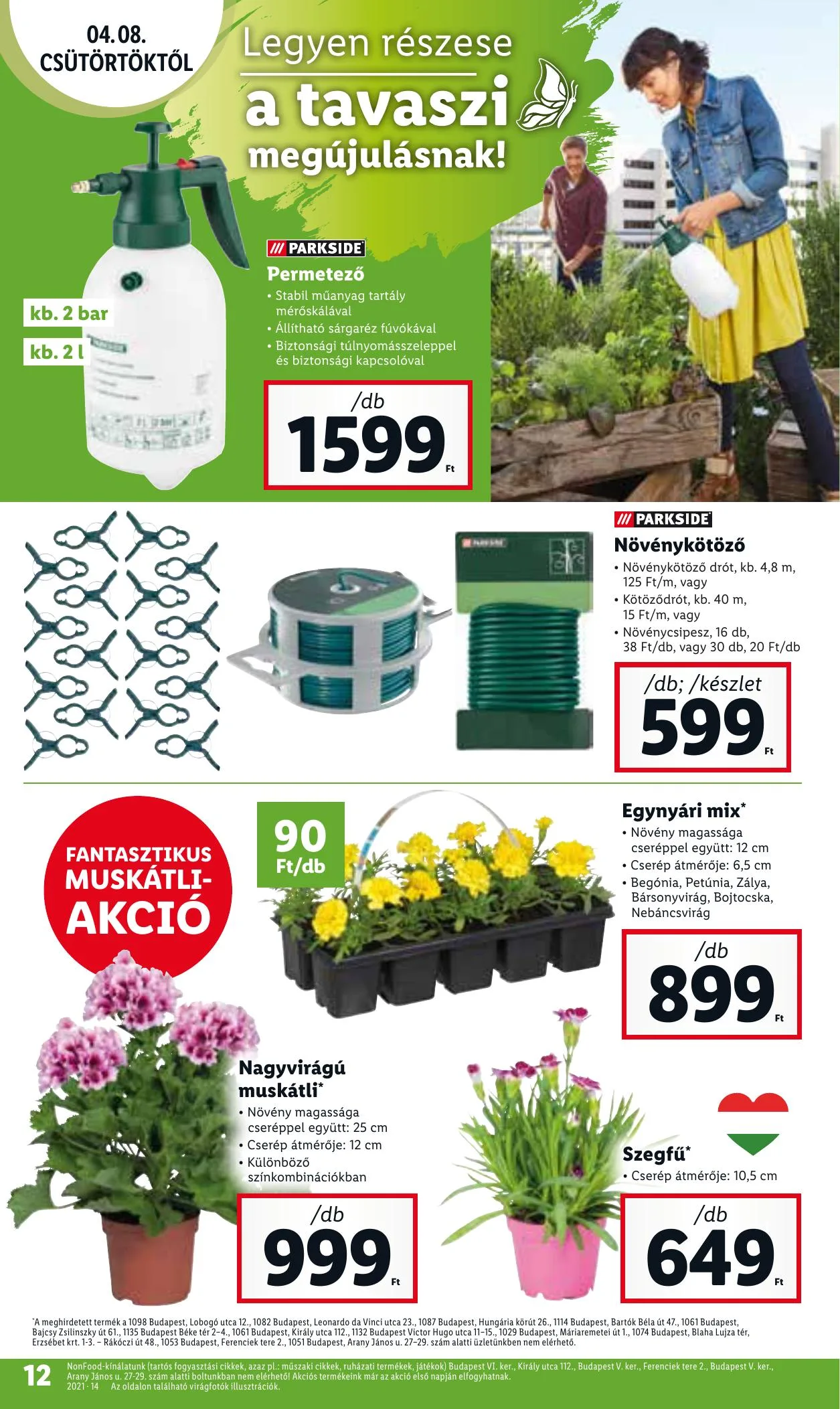 Lidl akciós újság 04.08–04.14 – 12. oldal