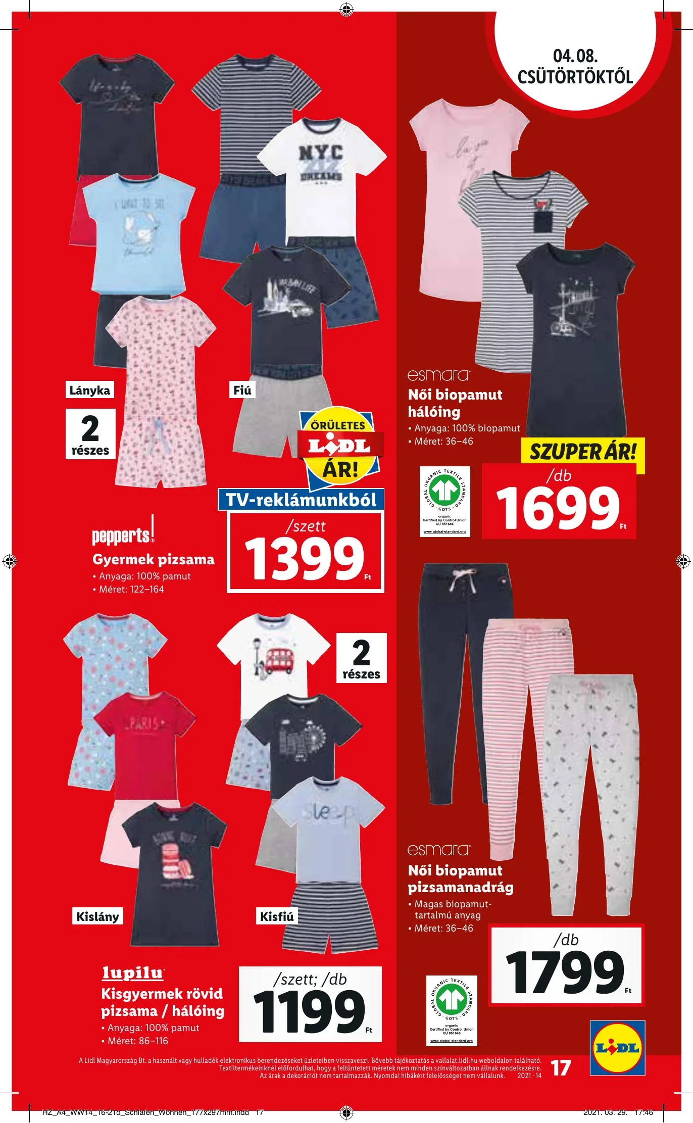 Lidl akciós újság 04.08–04.14 – 17. oldal