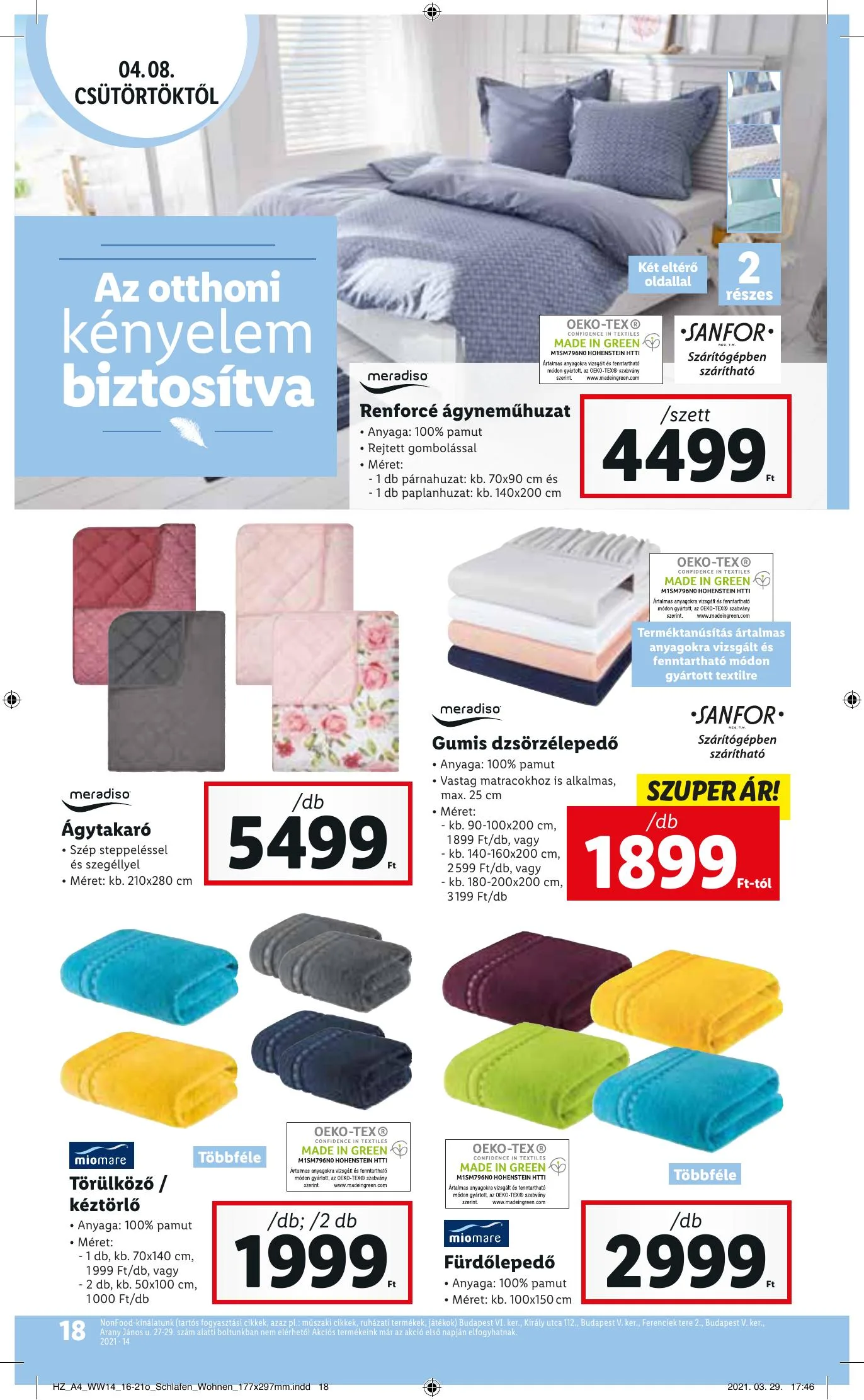 Lidl akciós újság 04.08–04.14 – 18. oldal